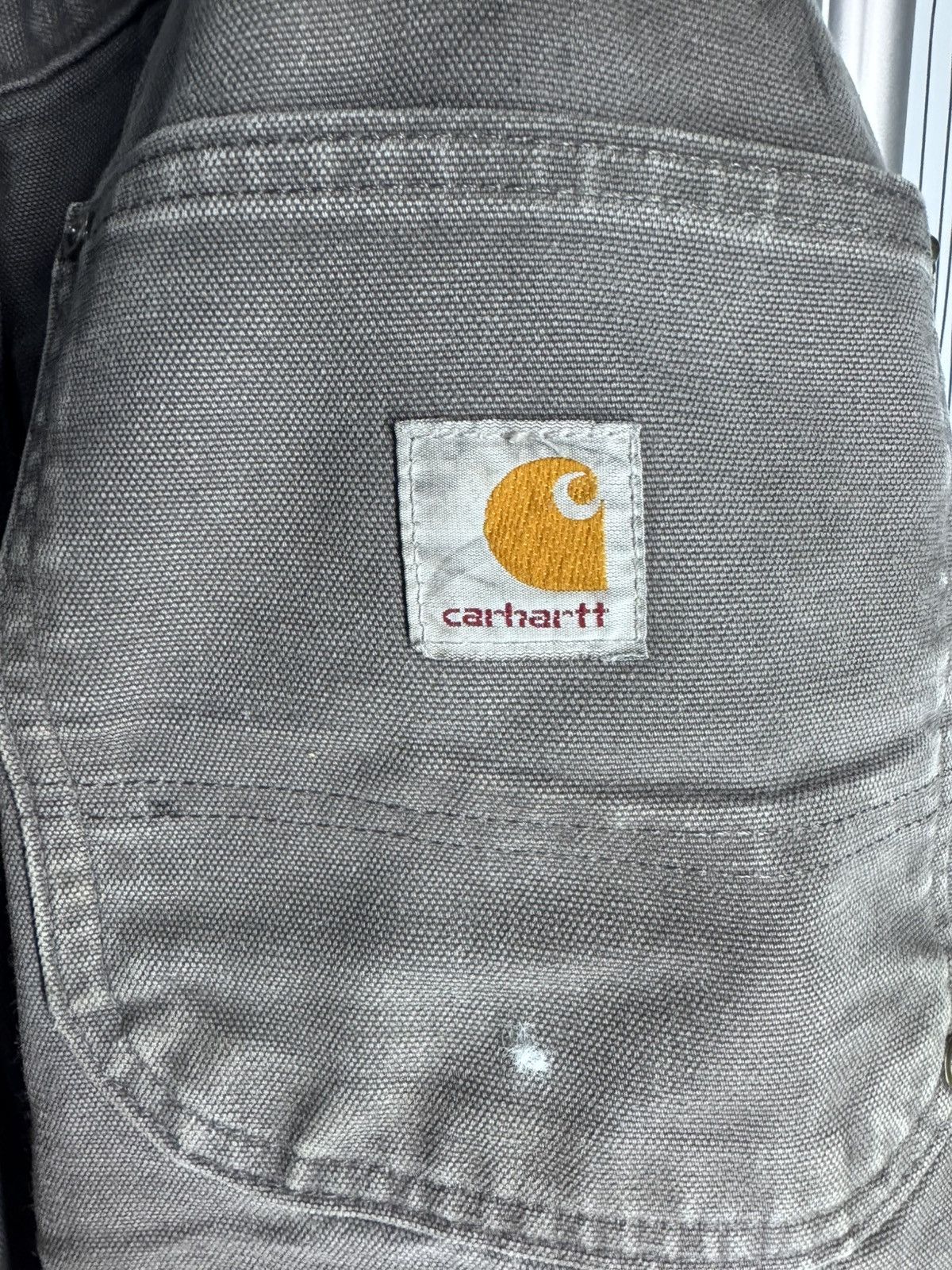 Carhartt Carhartt double knee dungaree gray Size US 38 / EU 54 - 4 Thumbnail