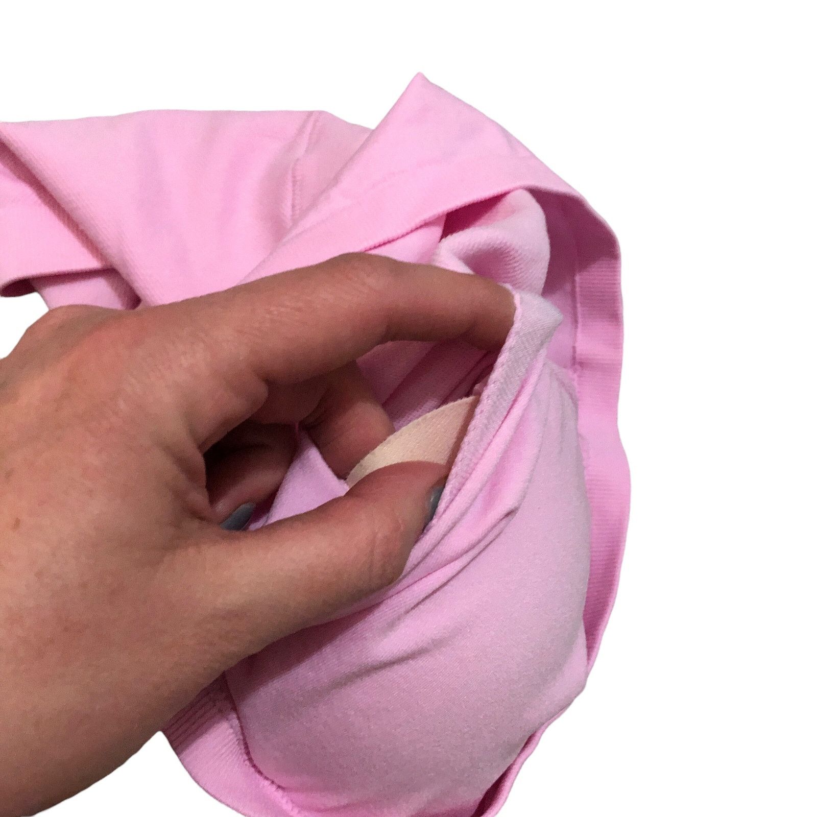 Other Ribbed Removable Pad Bandeau Bra - Medium (34C/D, 36B/C) Size ONE SIZE - 4 Thumbnail