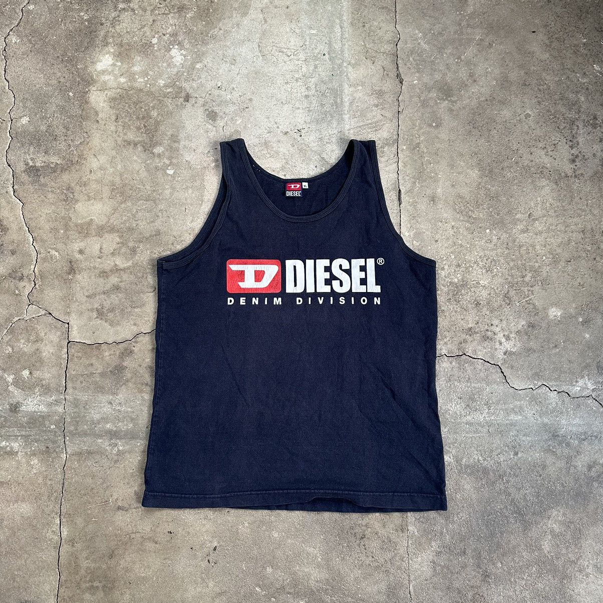 Diesel Vintage y2k Diesel avantgarde Tank Top t shirt Size US XL / EU 56 / 4 - 1 Thumbnail