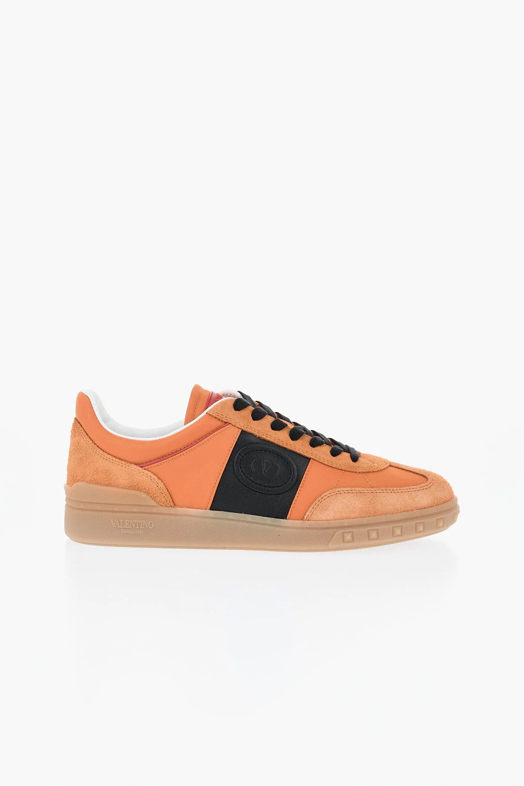 Valentino og1mm0426 Suede Low-Top Sneakers in Orange Size US 7.5 / EU 40-41 - 1 Thumbnail