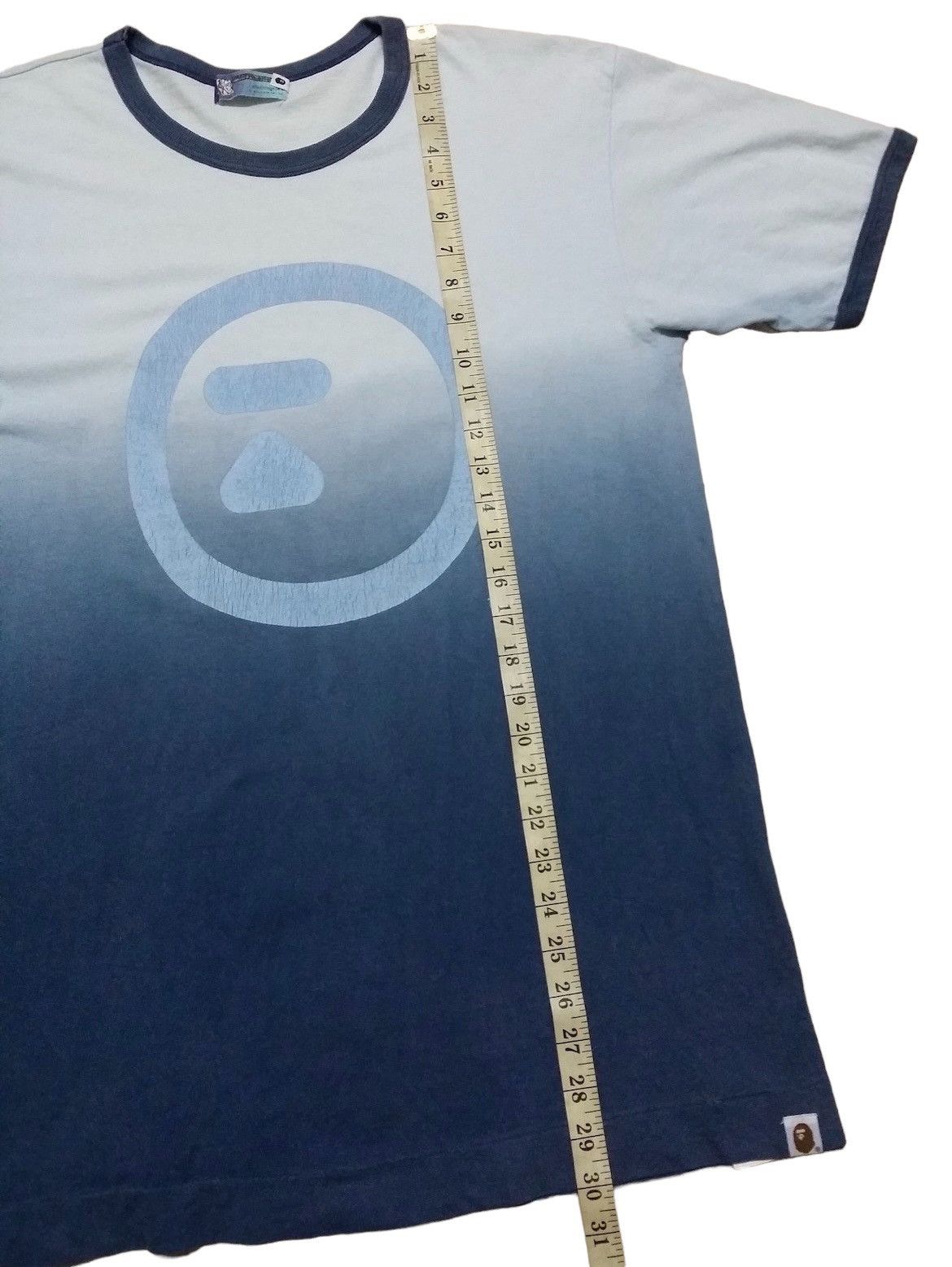 ICONIC🔥A BATHING APE BAPE GRADIENT HEAD TEE SHIRT