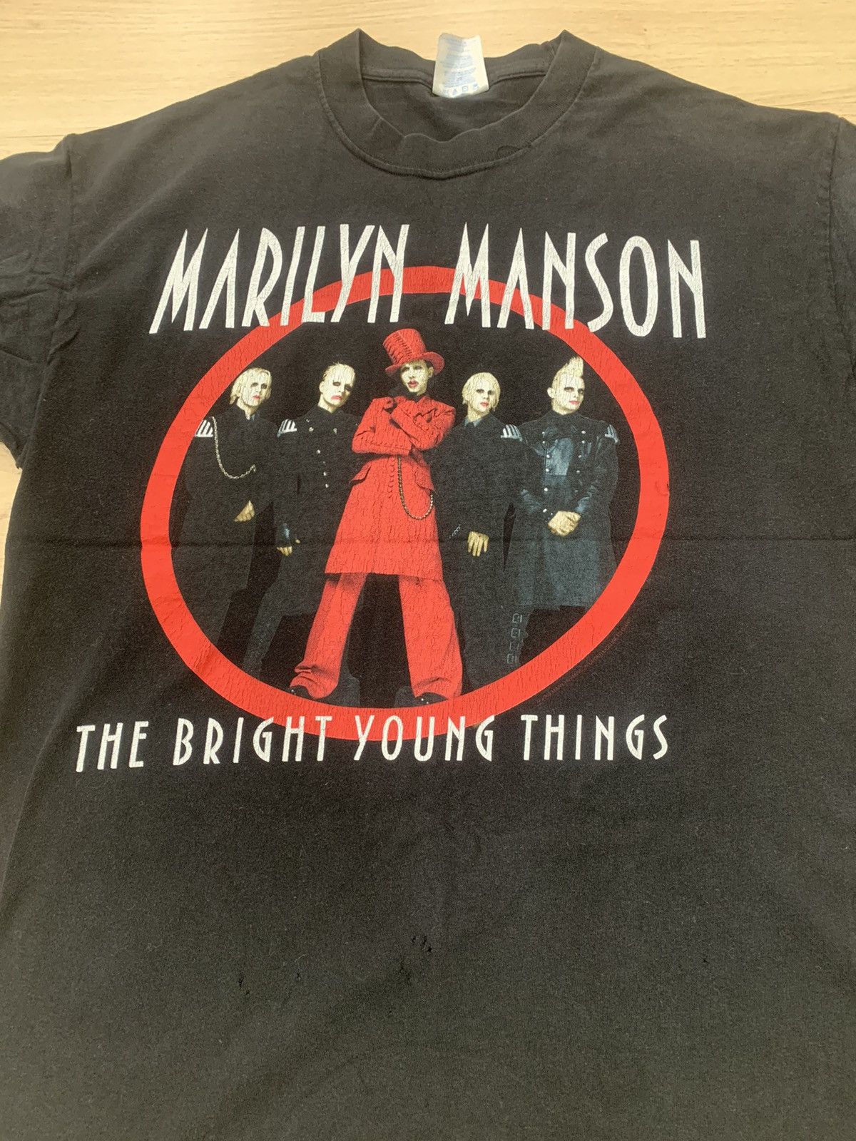 Band Tees × Marilyn Manson MARILYN MANSON TOUR BAND SHIRT DEFTONES OASIS JUSTIN NIRVANA Size US M / EU 48-50 / 2 - 2 Thumbnail