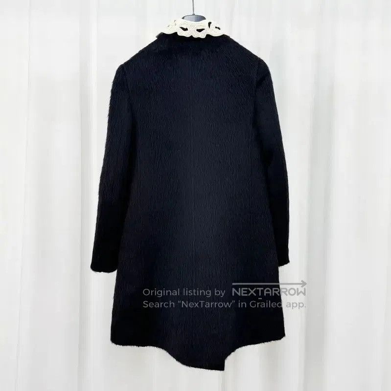 Valentino Valentino Black Alpaca Wool Long Coat . Size XL / US 12-14 / IT 48-50 - 2 Thumbnail