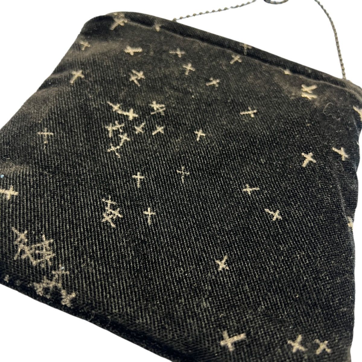 Undercover UNDERCOVER 2010AW Cross Stitch Velours Shoulder Pouch Size ONE SIZE - 7 Thumbnail