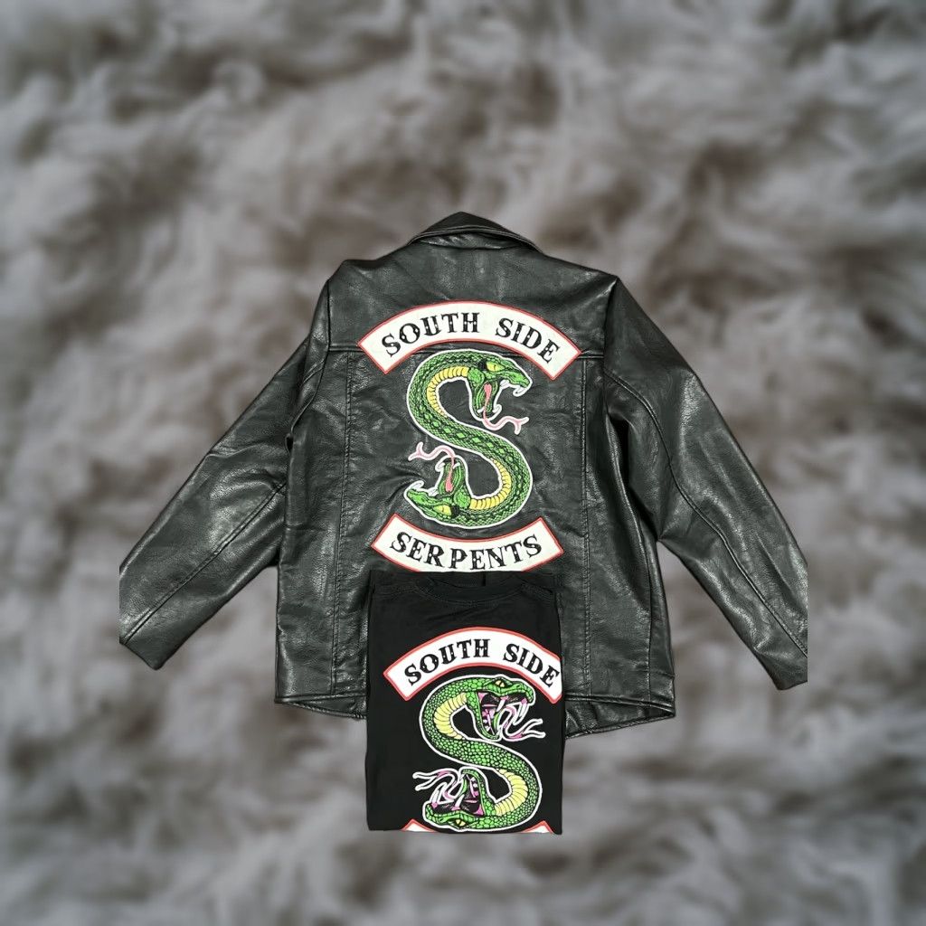 Vintage Riverdale Southside Serpents Jacket Medium & Matching Shirt Large Combo Size US M / EU 48-50 / 2 - 1 Thumbnail