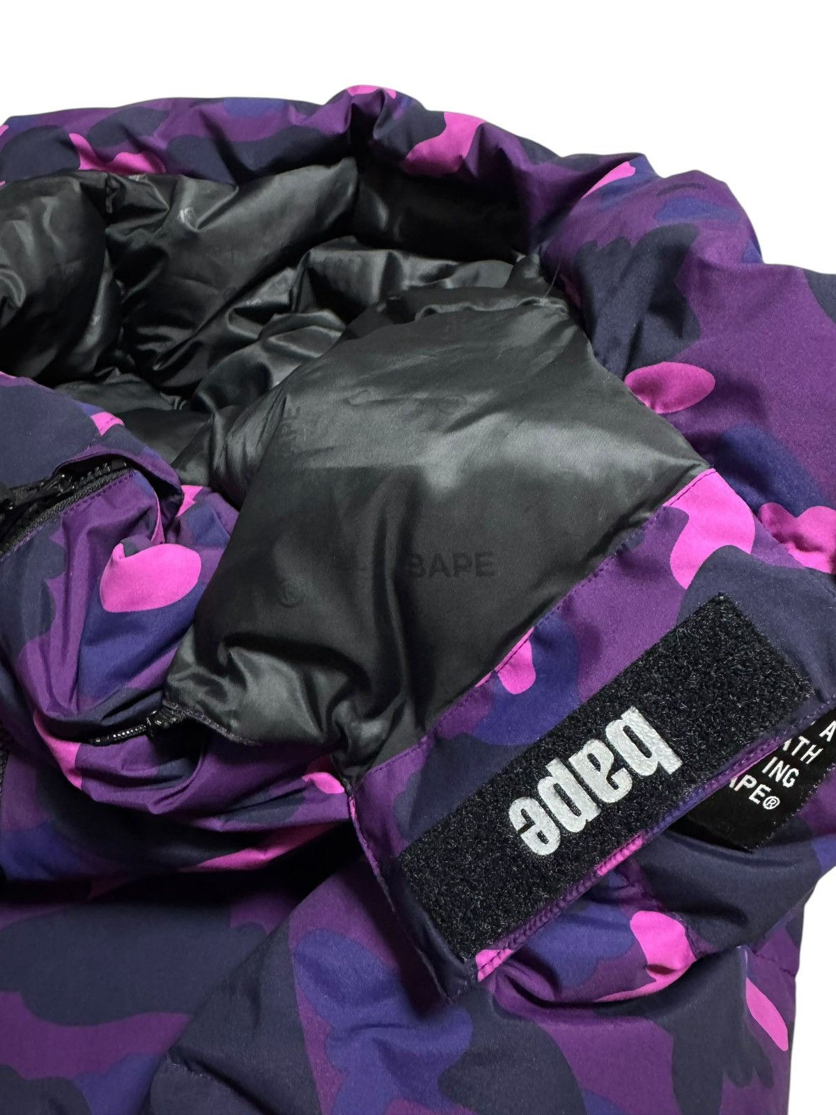 Bape BAPE Hooded Puffer Down Jacket Purple camo Size US M / EU 48-50 / 2 - 3 Thumbnail