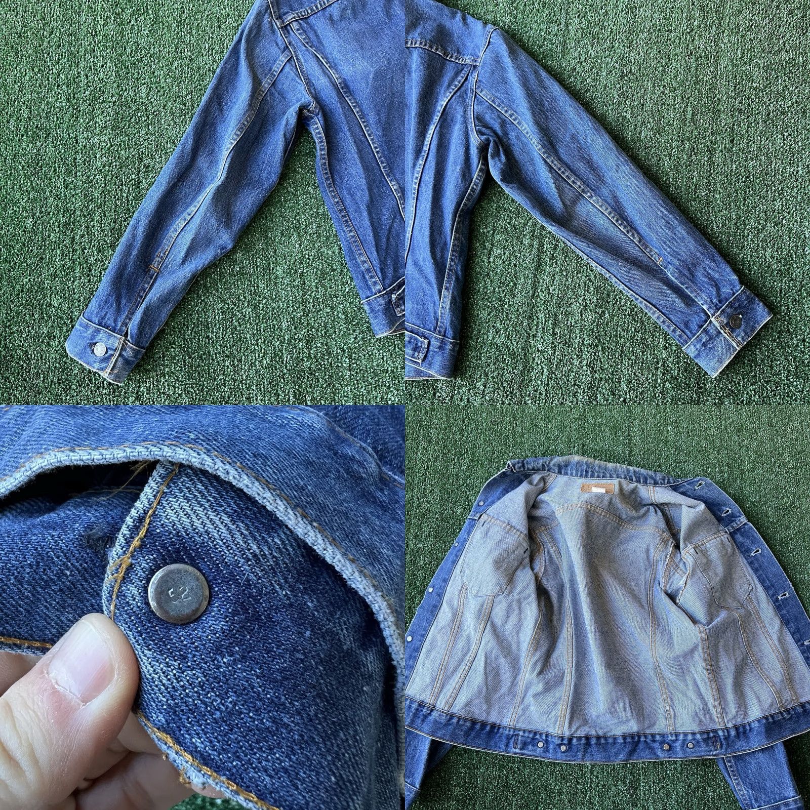 Levi's VTG Levi’s 70505-0217 Type 3 Indigo Denim Jean Jacket Small 36 B Men USA 70s Trucker Size US 36 / EU 52 - 8 Thumbnail