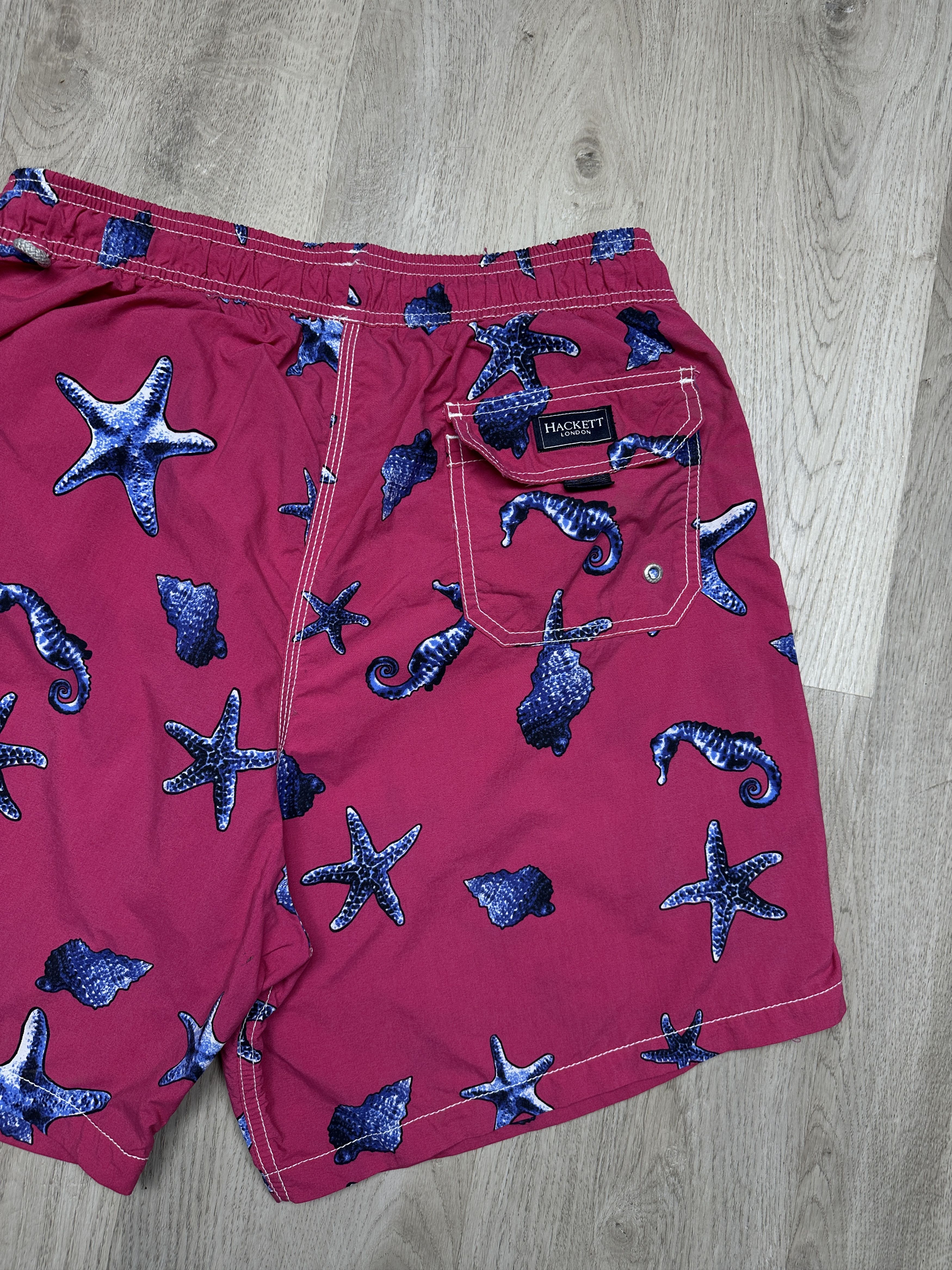 Hackett Hackett Mens Nylon Swimming Shorts Y2K Size US 36 / EU 52 - 5 Thumbnail