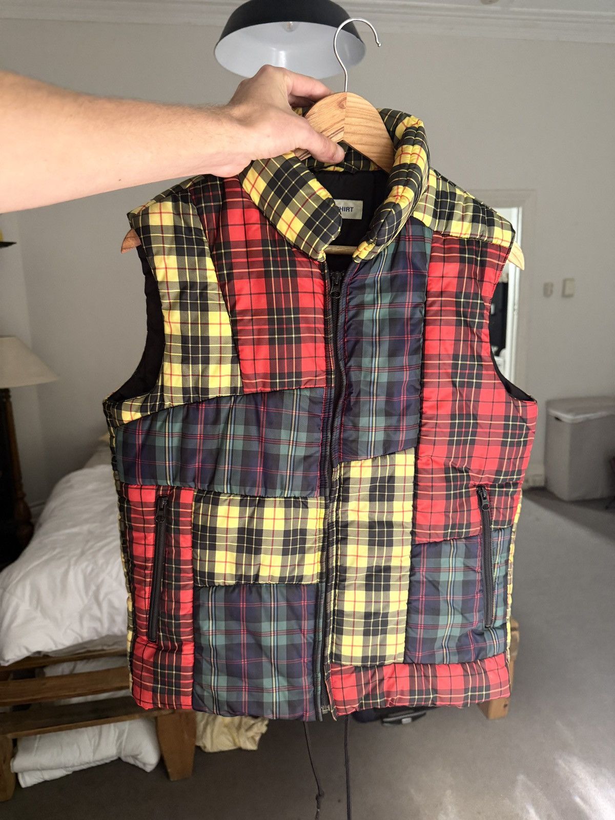 Comme des Garcons SHIRT Comme does Garçons SHIRT Tartan Puffer Vest Size US S / EU 44-46 / 1 - 2 Thumbnail