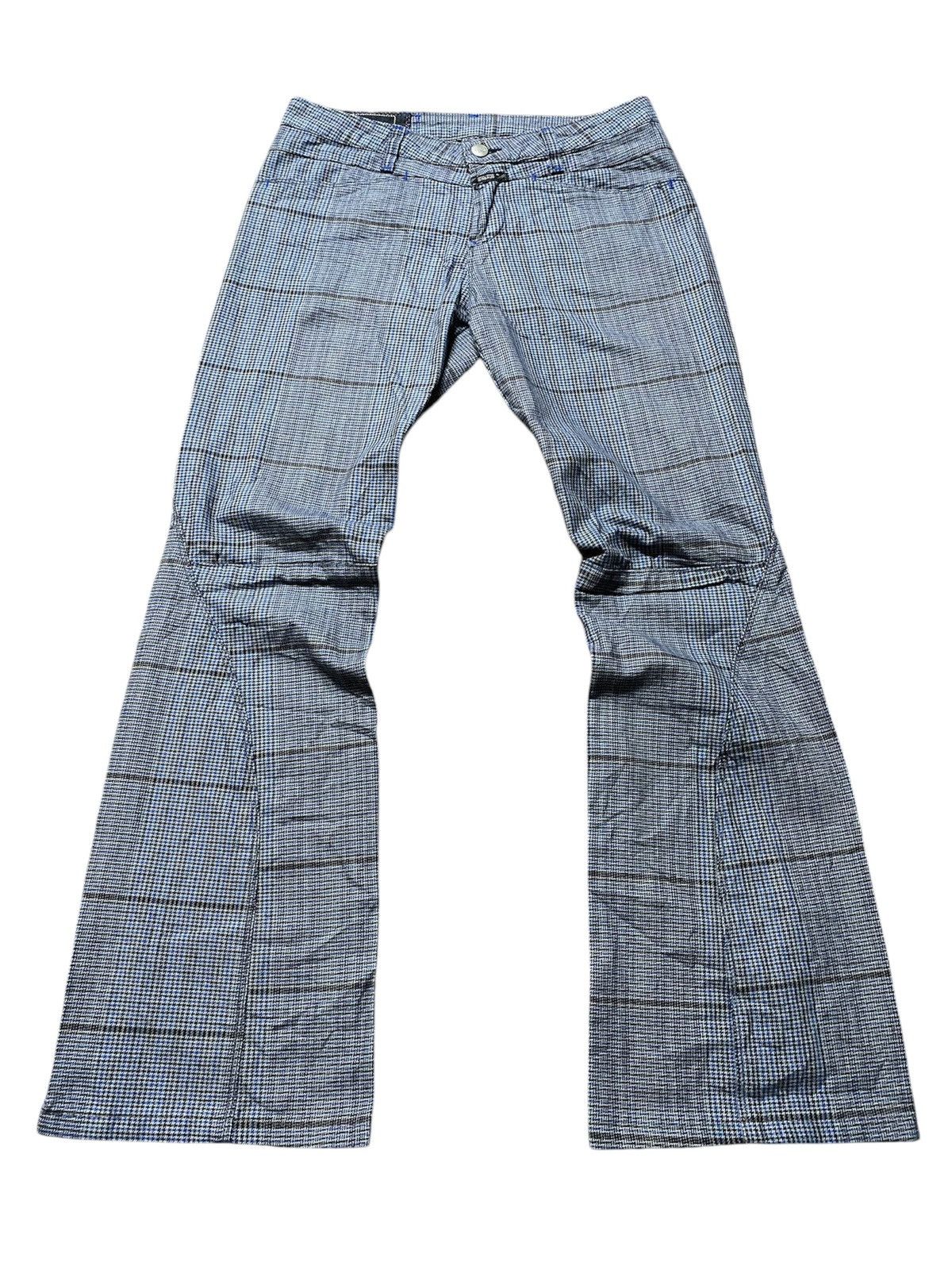 Marithe + Francois Girbaud Flared Marithe Franchois Girbaud Checkered Made in Italy Size 28" / US 6 / IT 42 - 1 Thumbnail