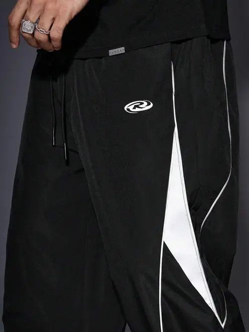 Japanese Brand × Vintage Vintage RETRO loose wide sweatpants Size US 36 / EU 52 - 4 Thumbnail
