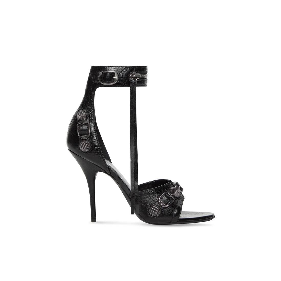 o1mt1gz0425 Cagole 110mm Sandals in Black