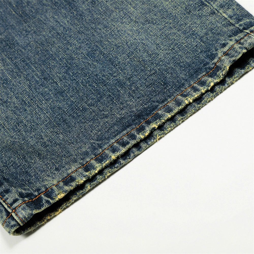 Vintage Men's distressed wide-leg casual punk vintage washed jeans Size US 32 / EU 48 - 6 Thumbnail