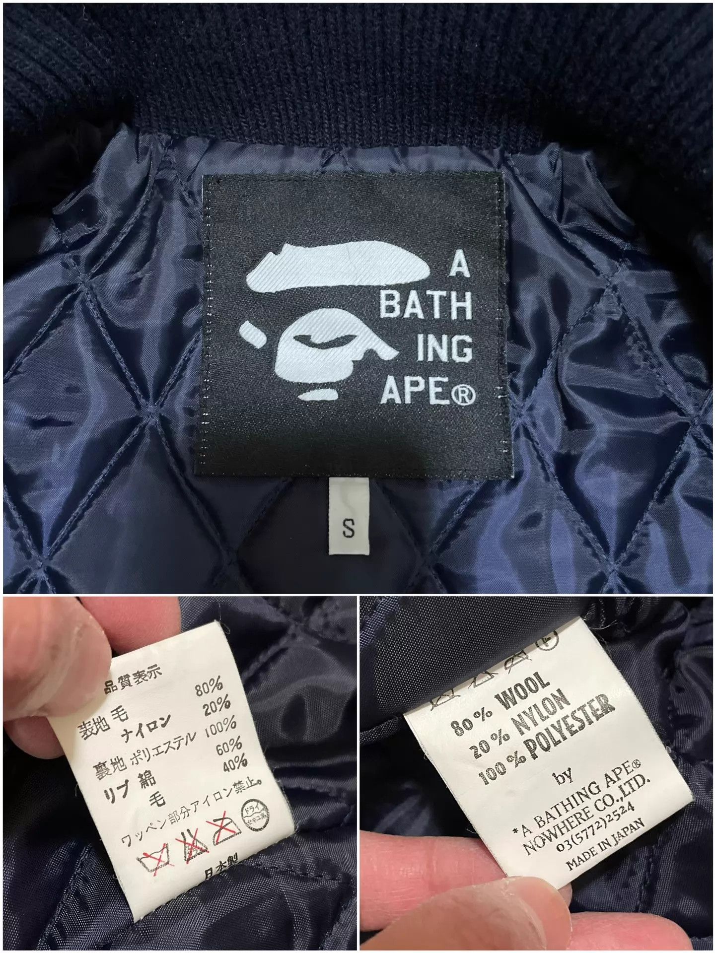 Bape BAPE X NBHD Rare Collab Baseball Jacket Size S Near New Size US S / EU 44-46 / 1 - 8 Thumbnail