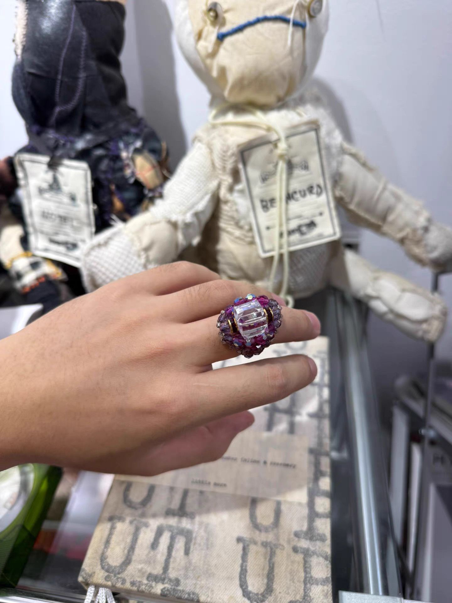 Number (N)ine Number (N)ine 09SS Gemstone Ring K20 Size ONE SIZE - 8 Thumbnail
