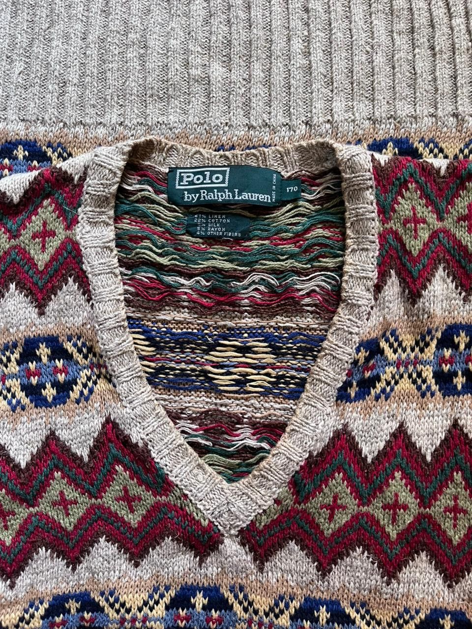 Polo Ralph Lauren Polo Ralph Lauren Fair Isle Sweater Vest Size US S / EU 44-46 / 1 - 4 Thumbnail