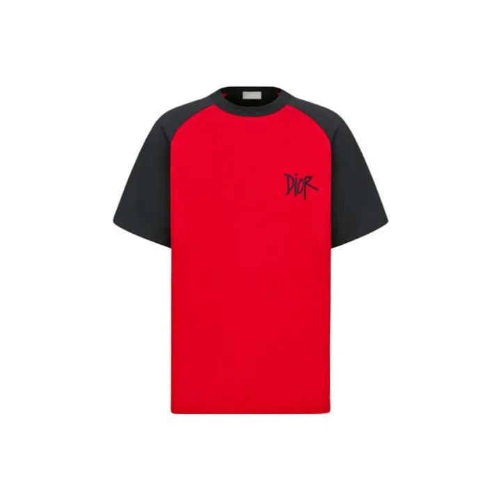 Dior Dior Red Double-Sided Short Sleeve T-Shirt 0079-2507 Size US XS / EU 42 / 0 - 1 Thumbnail
