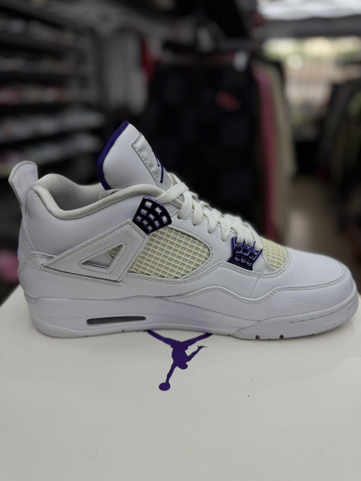 Jordan Brand Jordan 4 Metallic Purple Size 12 (CT8527-115) Size US 12 / EU 45 - 6 Thumbnail