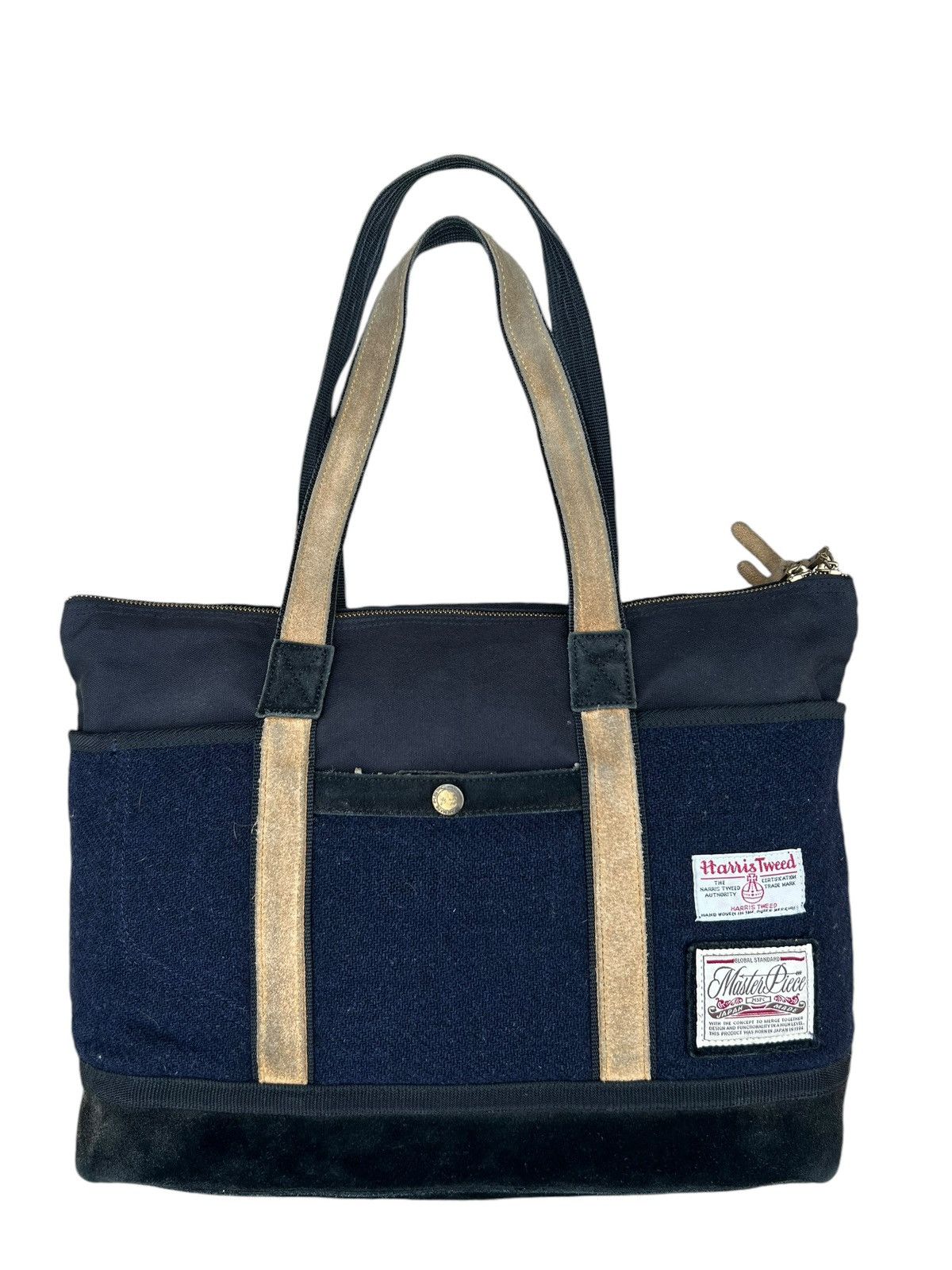 Fred Perry VTG Masterpiece X Fred Perry X Harris Tweed Patina Tote Bag Size ONE SIZE - 5 Thumbnail