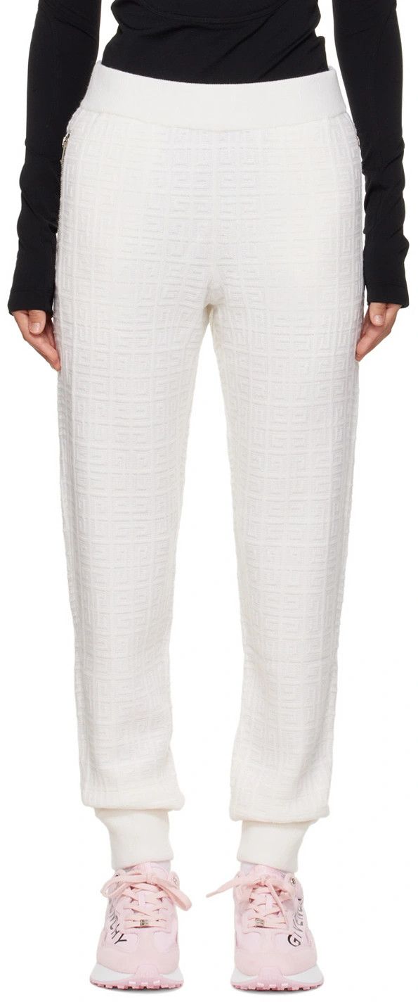 o1srvl11e0724 Monogram Lounge Pants in White