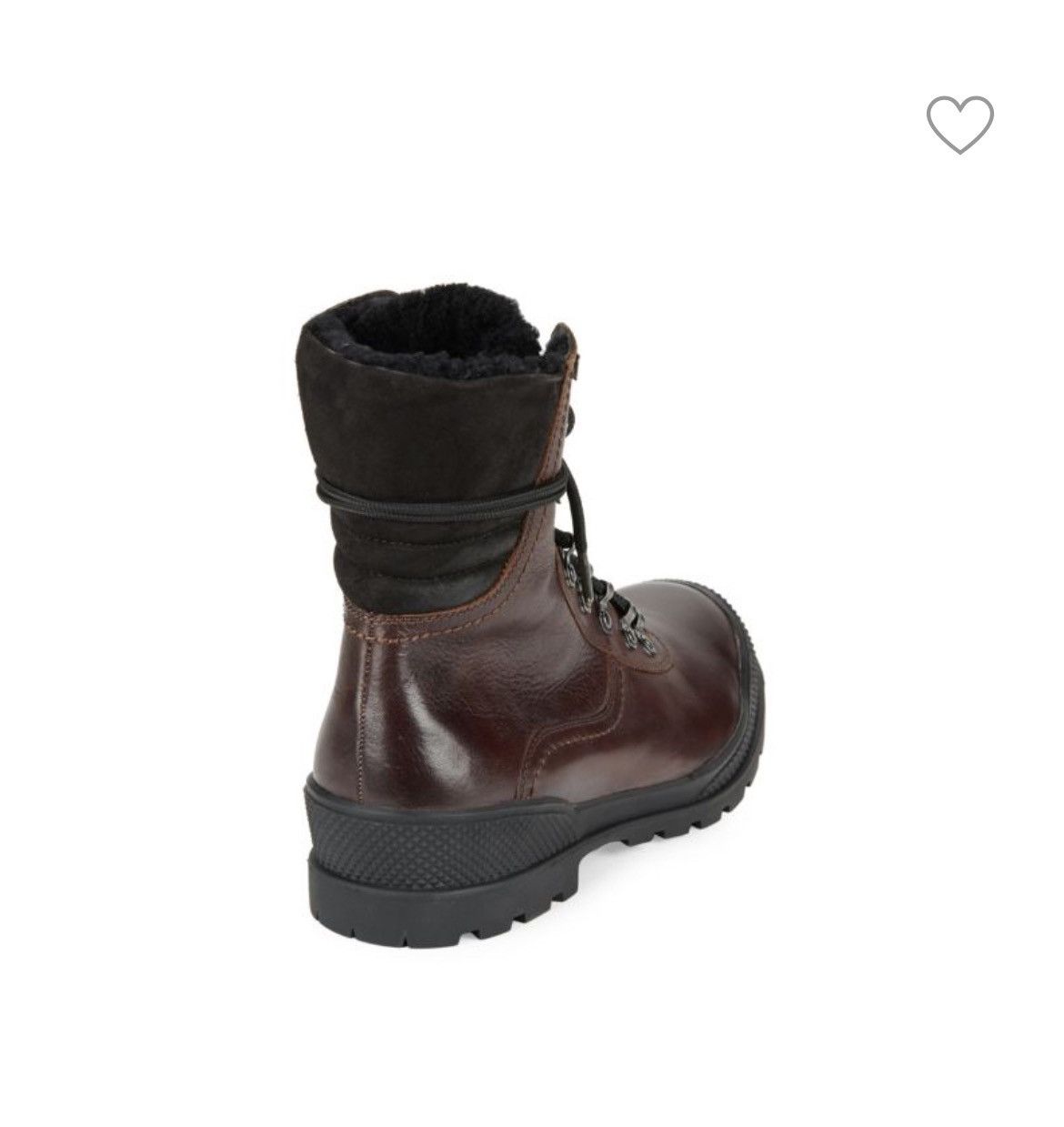 John Varvatos Shearling Lined Leather Hiking Boot. 9.5 Size US 9.5 / EU 42-43 - 6 Thumbnail