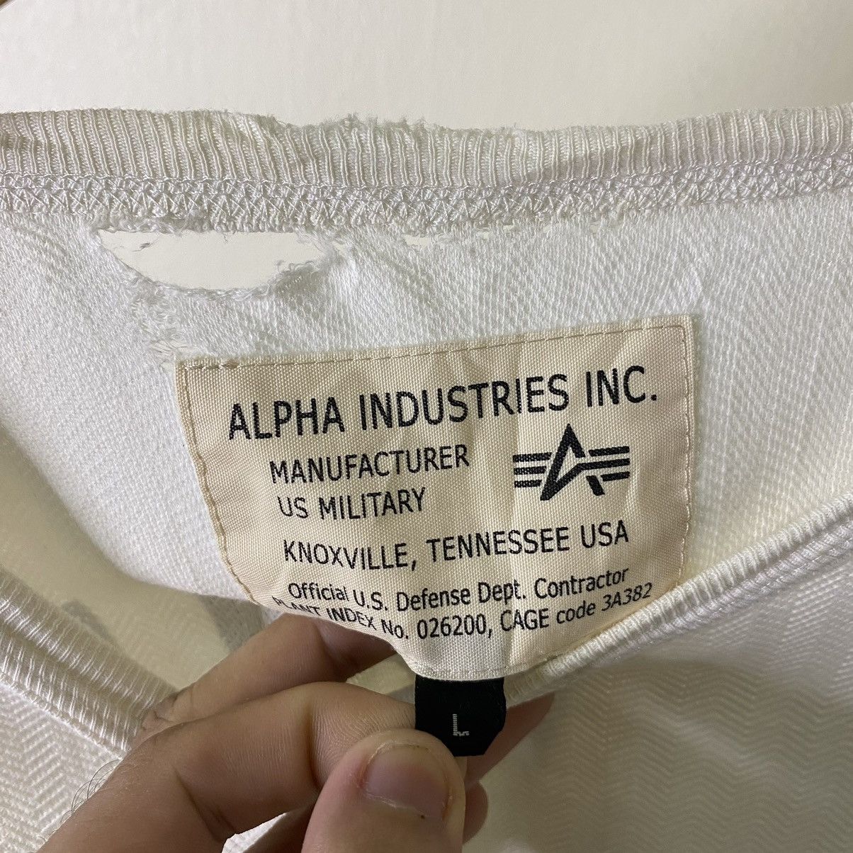 Alpha Industries × Buzz Rickson's × Vintage Y2K Alpha Industries Flight Apparel Army Military LS Tee Size US M / EU 48-50 / 2 - 3 Thumbnail