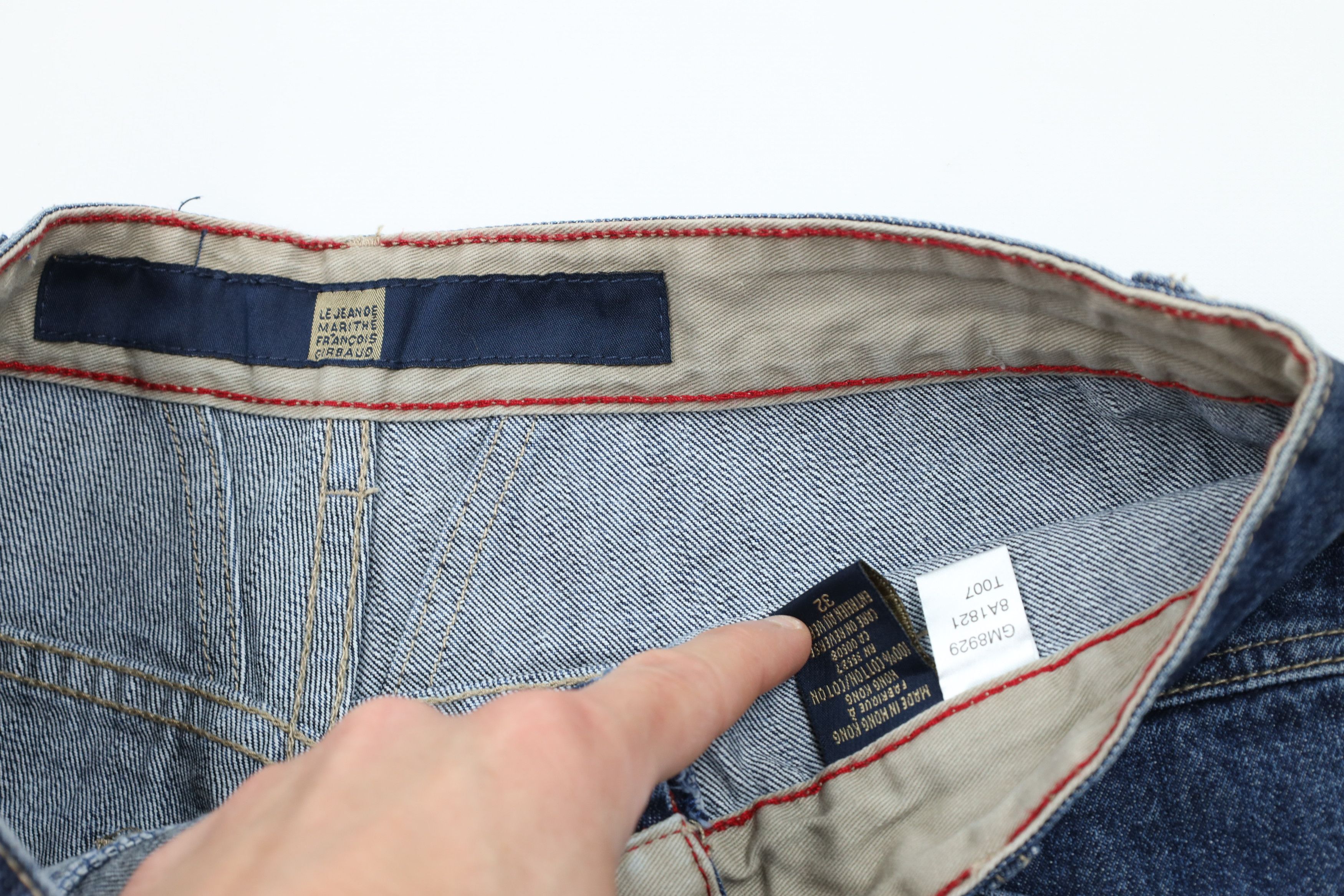 Marithe + Francois Girbaud × Vintage NOS Vintage 90s Marithe Francois Girbaud Denim Jean Shorts Size US 32 / EU 48 - 6 Thumbnail