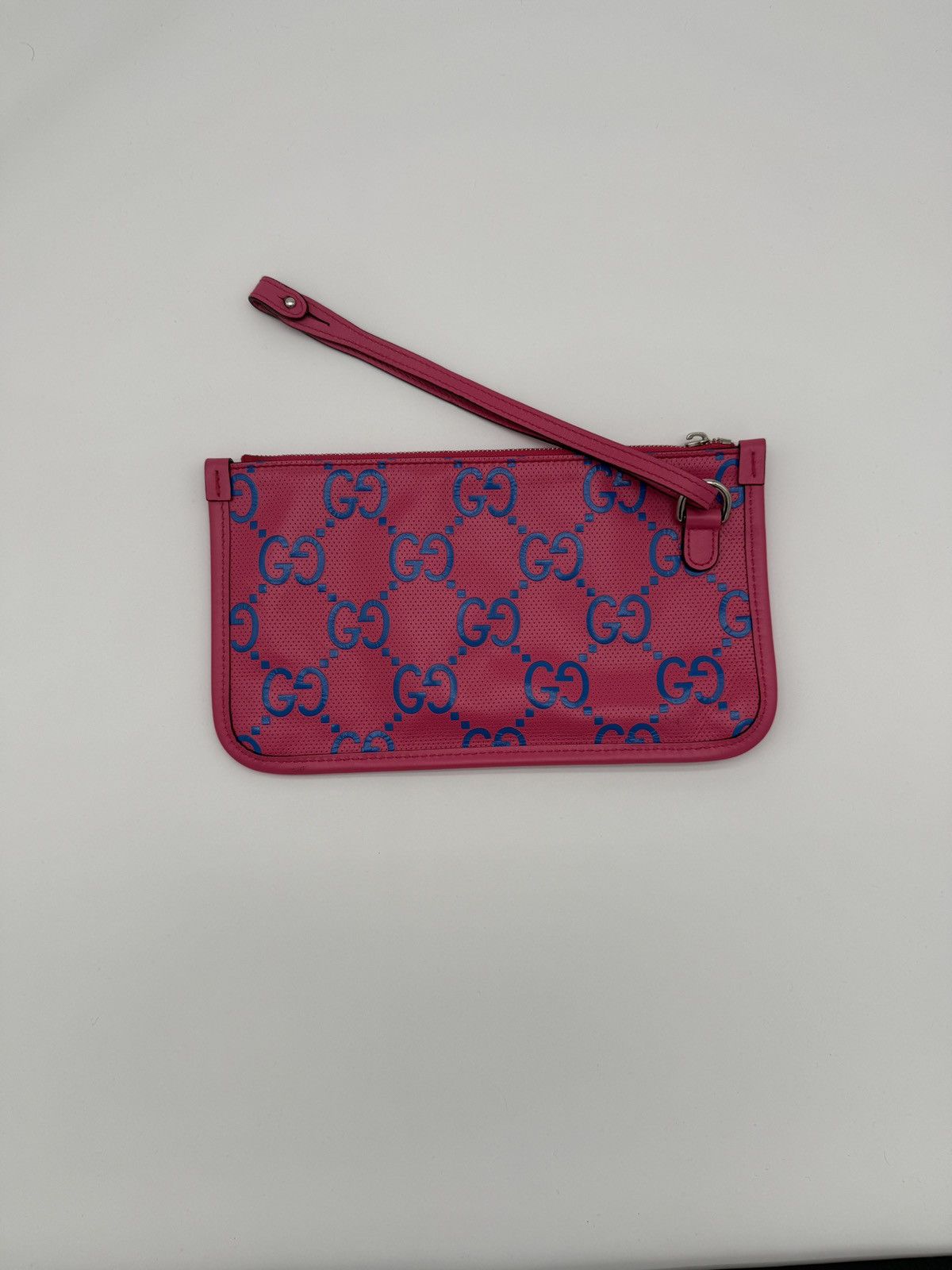 Gucci Gucci Pink & Blue Monogram Tote Size ONE SIZE - 13 Thumbnail