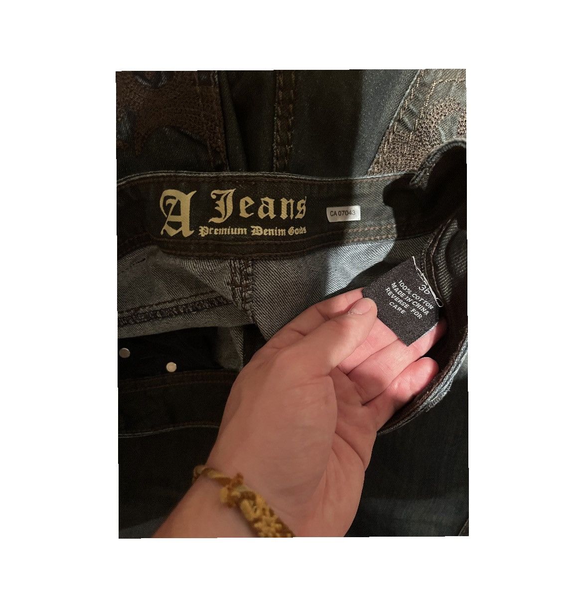 Vintage Baggy y2k a jeans Size US 36 / EU 52 - 3 Thumbnail