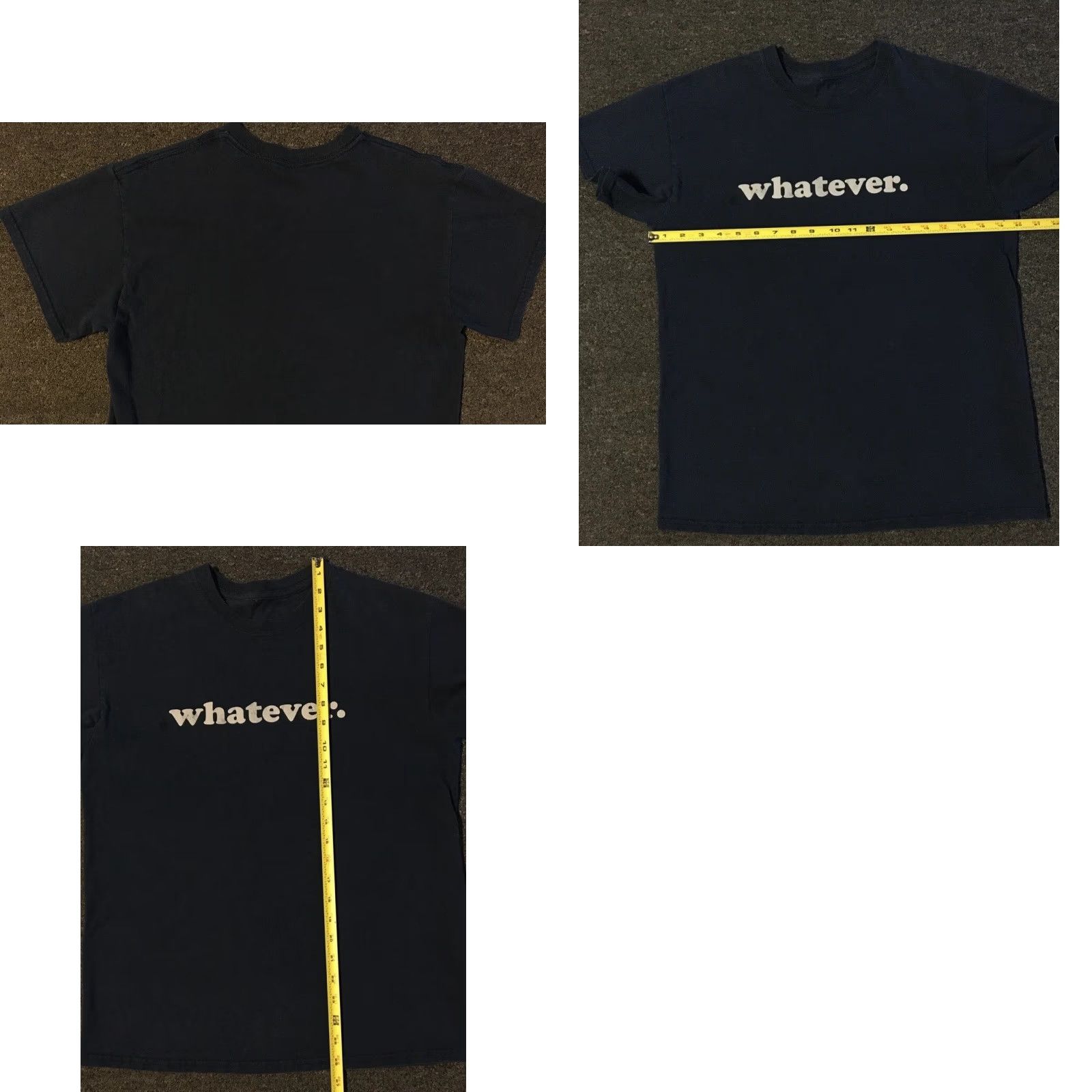 Vintage Vtg Whatever Faded Distress Shirt S M Grunge Sarcasm Funny Saying Skate Y2K 90s Shirt Mens Blue Size US S / EU 44-46 / 1 - 8 Thumbnail