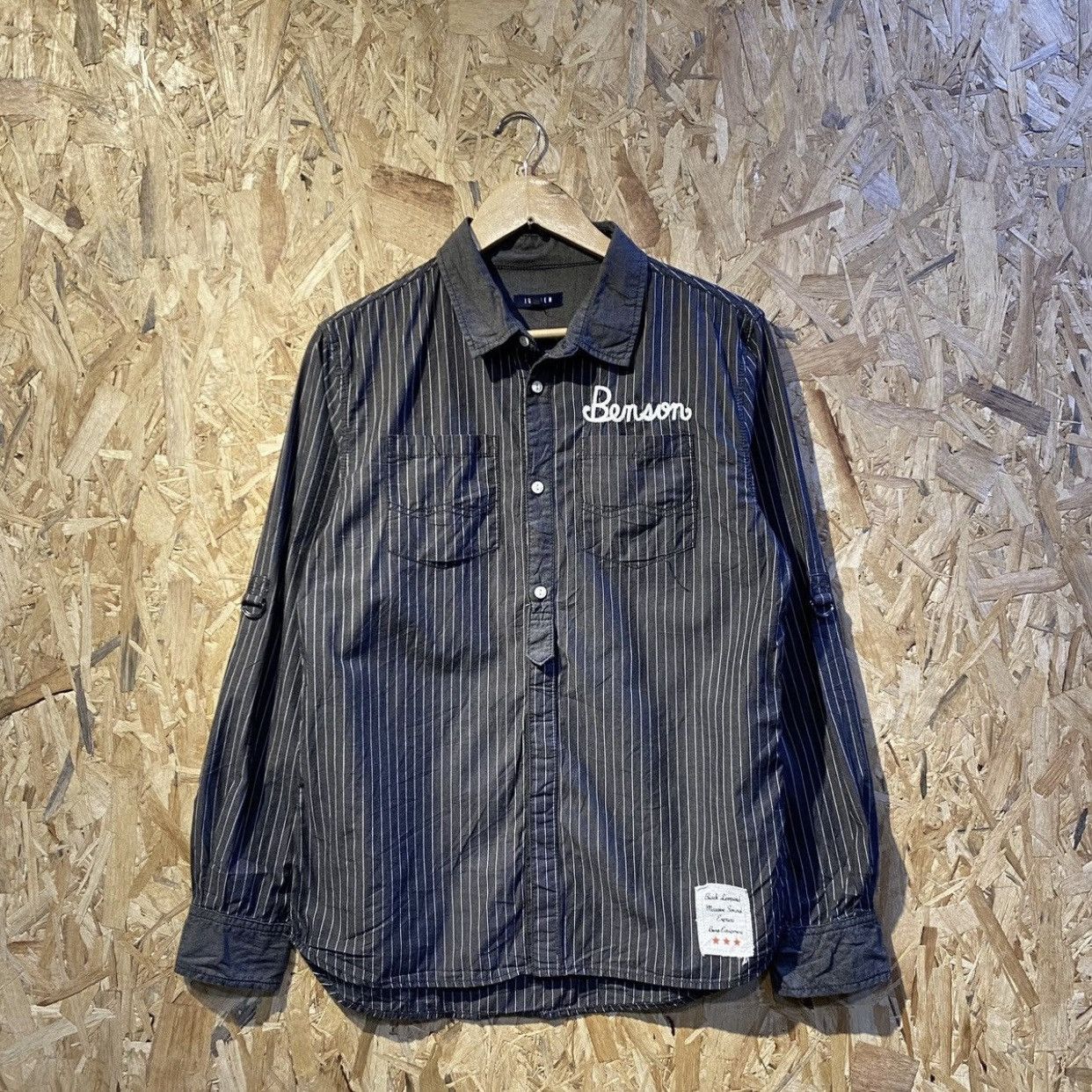 Japanese Brand × Jun Takahashi × Vintage Vintage Jun Men X Benson Button Ups Size US L / EU 52-54 / 3 - 1 Thumbnail