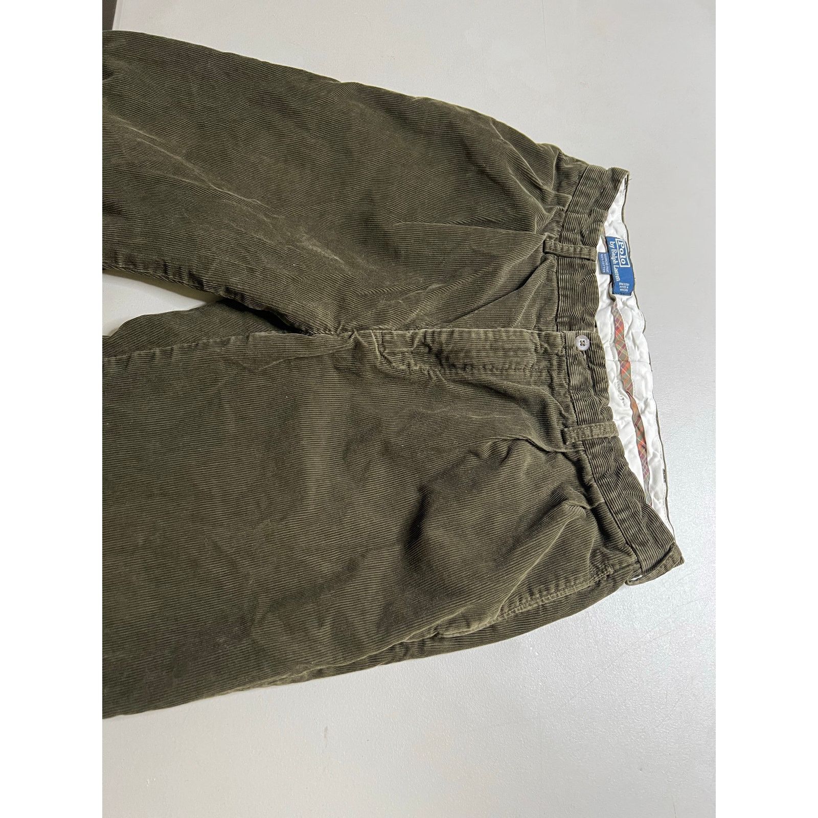Polo Ralph Lauren Vintage Polo Ralph Lauren Hammon corduroy Pants Green 34/32 Size US 34 / EU 50 - 5 Thumbnail