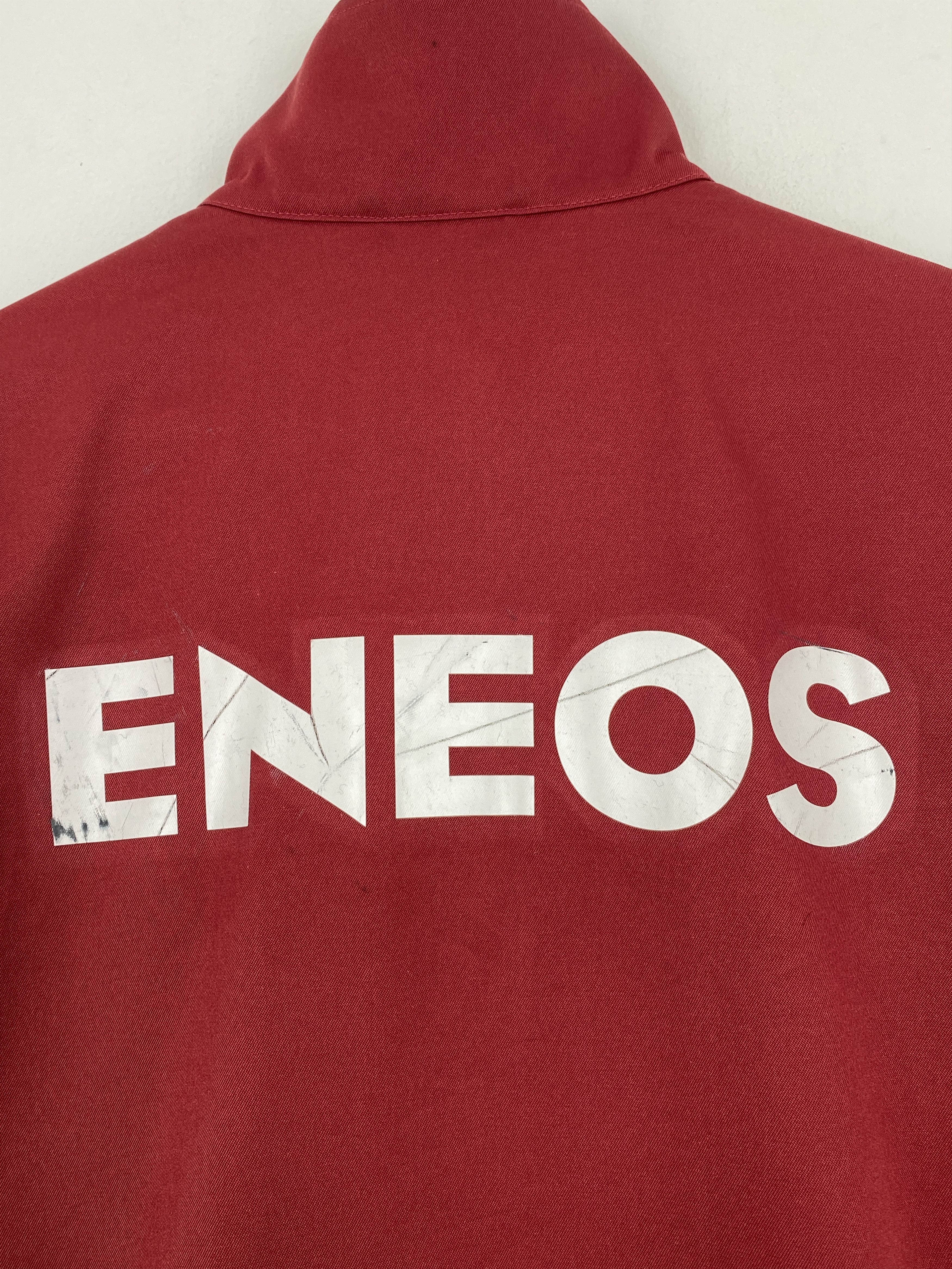 Japanese Brand Vintage Eneos Initial D Movie Worker Denim Jacket J1755 Size US XL / EU 56 / 4 - 10 Thumbnail