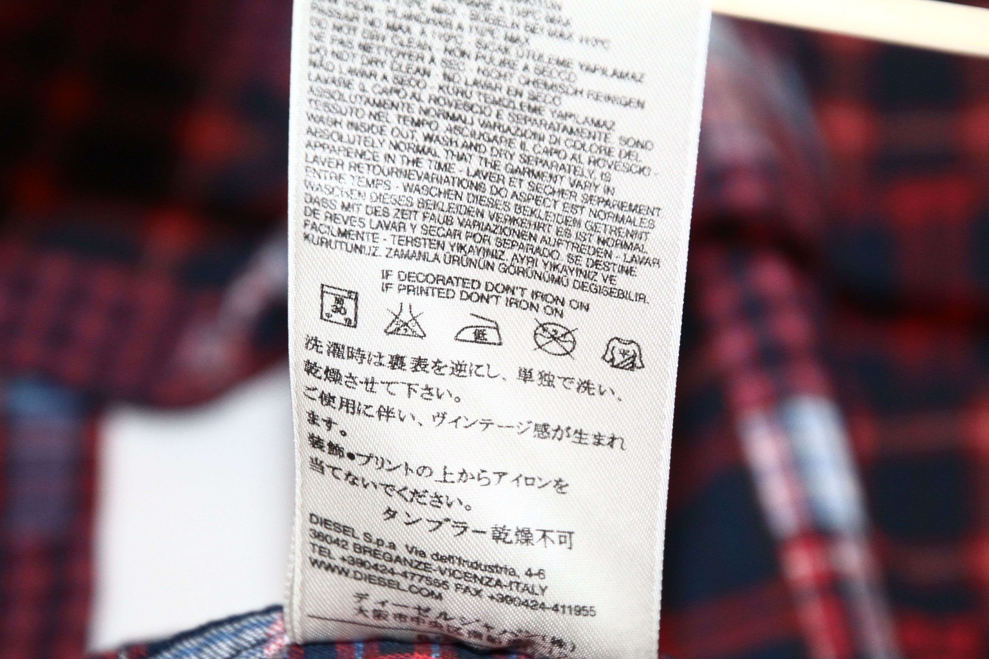 Diesel VTG🔥55DSL by Diesel patchwork tartan rugged flannel shirt Size US M / EU 48-50 / 2 - 11 Thumbnail