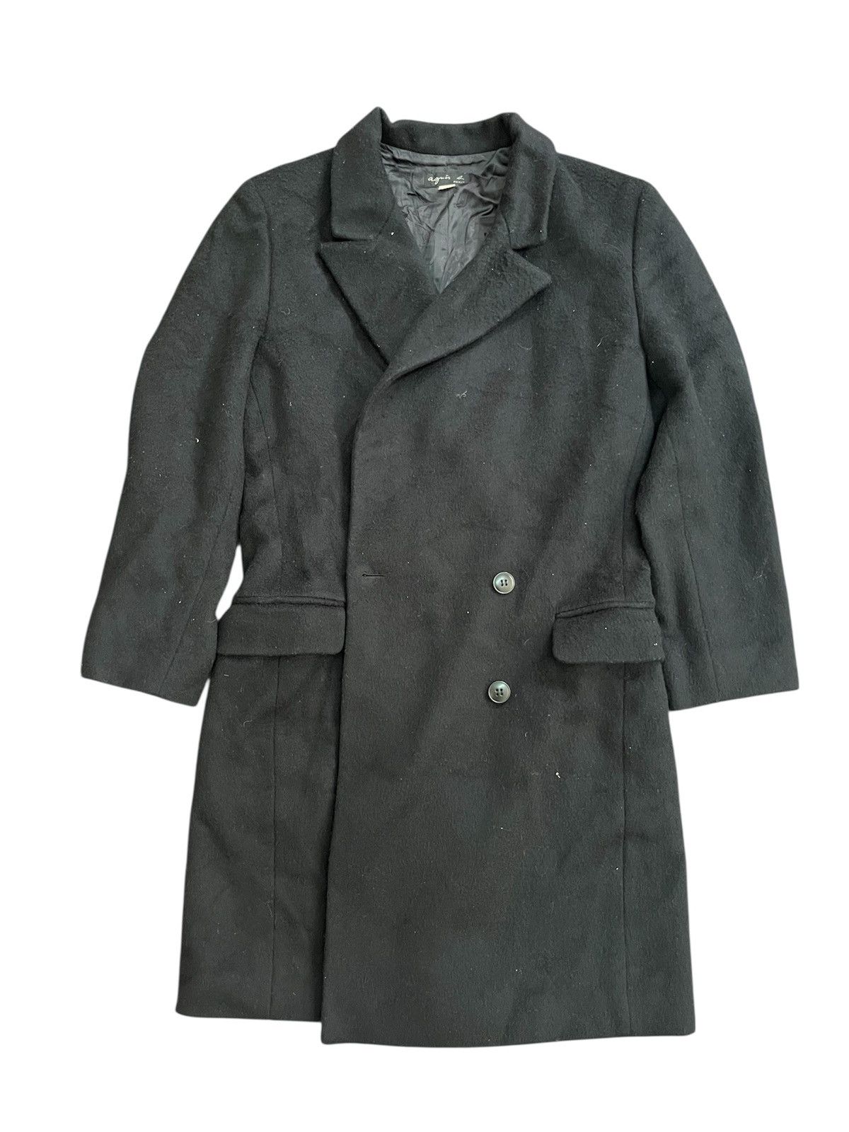 agnes b. vintage LUXURIOUS AGNES B DESIGNER WOOL PARKA Size S / US 4 / IT 40 - 1 Thumbnail