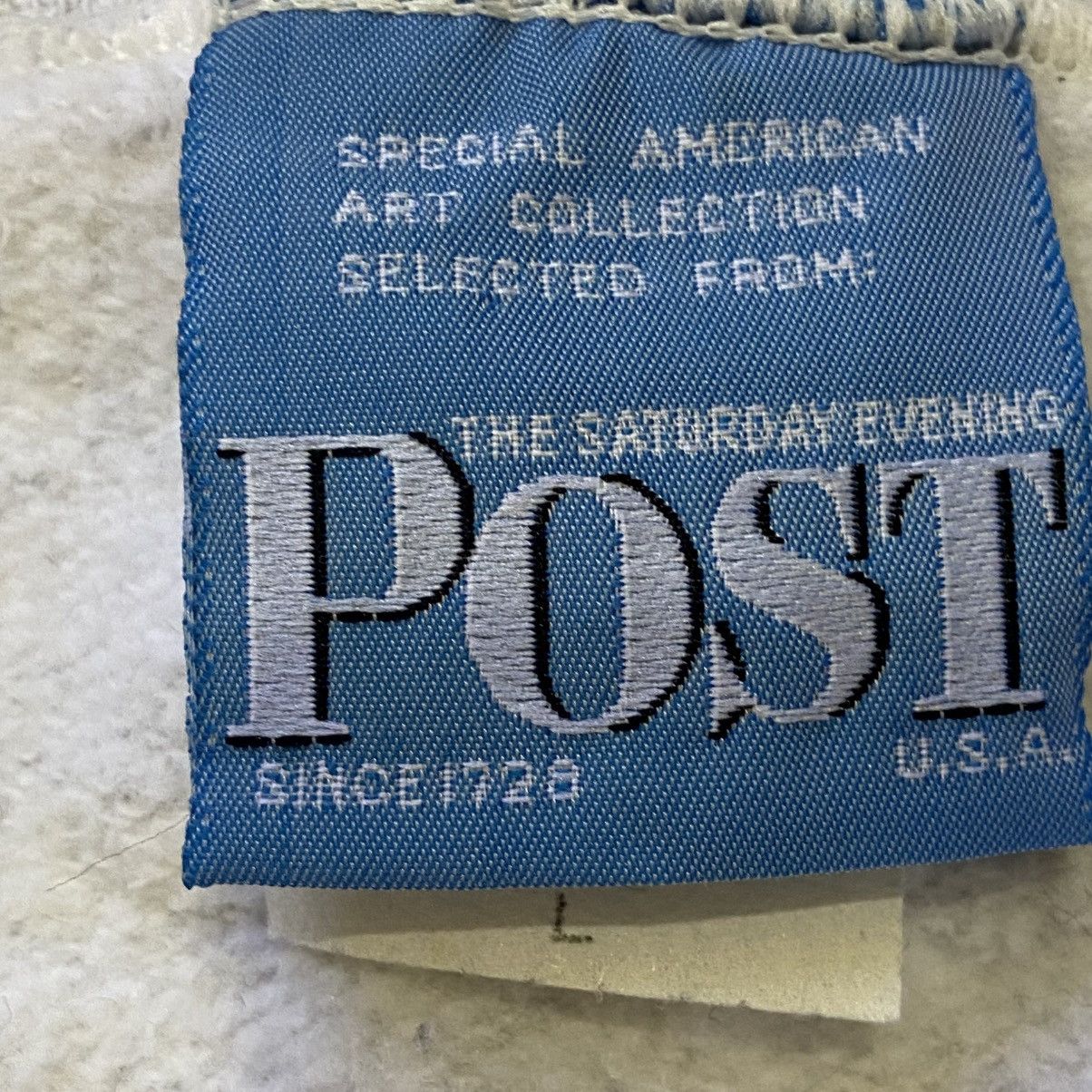 New York Post Vintage 90s Norman Rockwell Saturday Evening Post Sweatshirt Size US L / EU 52-54 / 3 - 7 Thumbnail