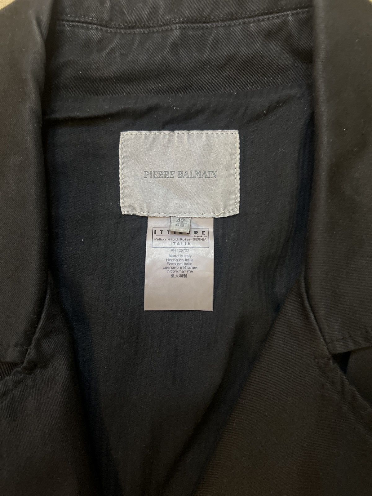 Pierre Balmain Pierre Balmain Cotton Moto Jacket Size US L / EU 52-54 / 3 - 2 Thumbnail