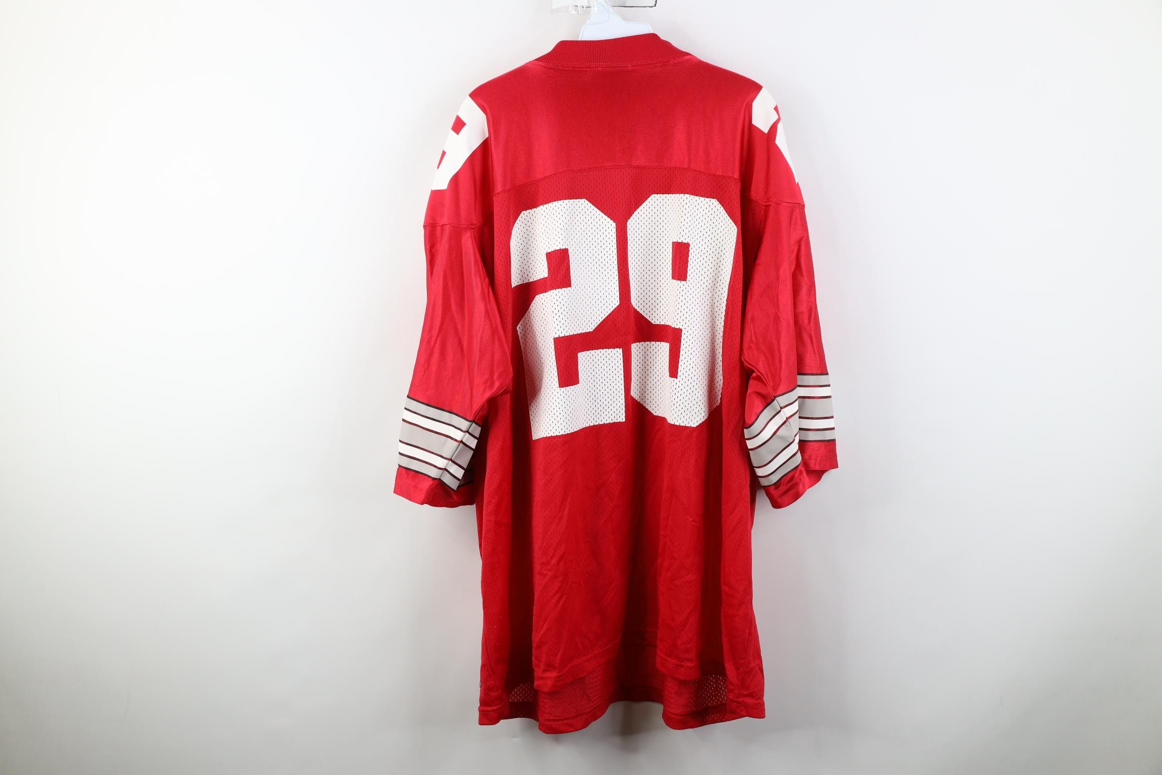 Nike Vintage 90s Nike Ohio State University Jersey Red #29 Size US XXL / EU 58 / 5 - 11 Thumbnail