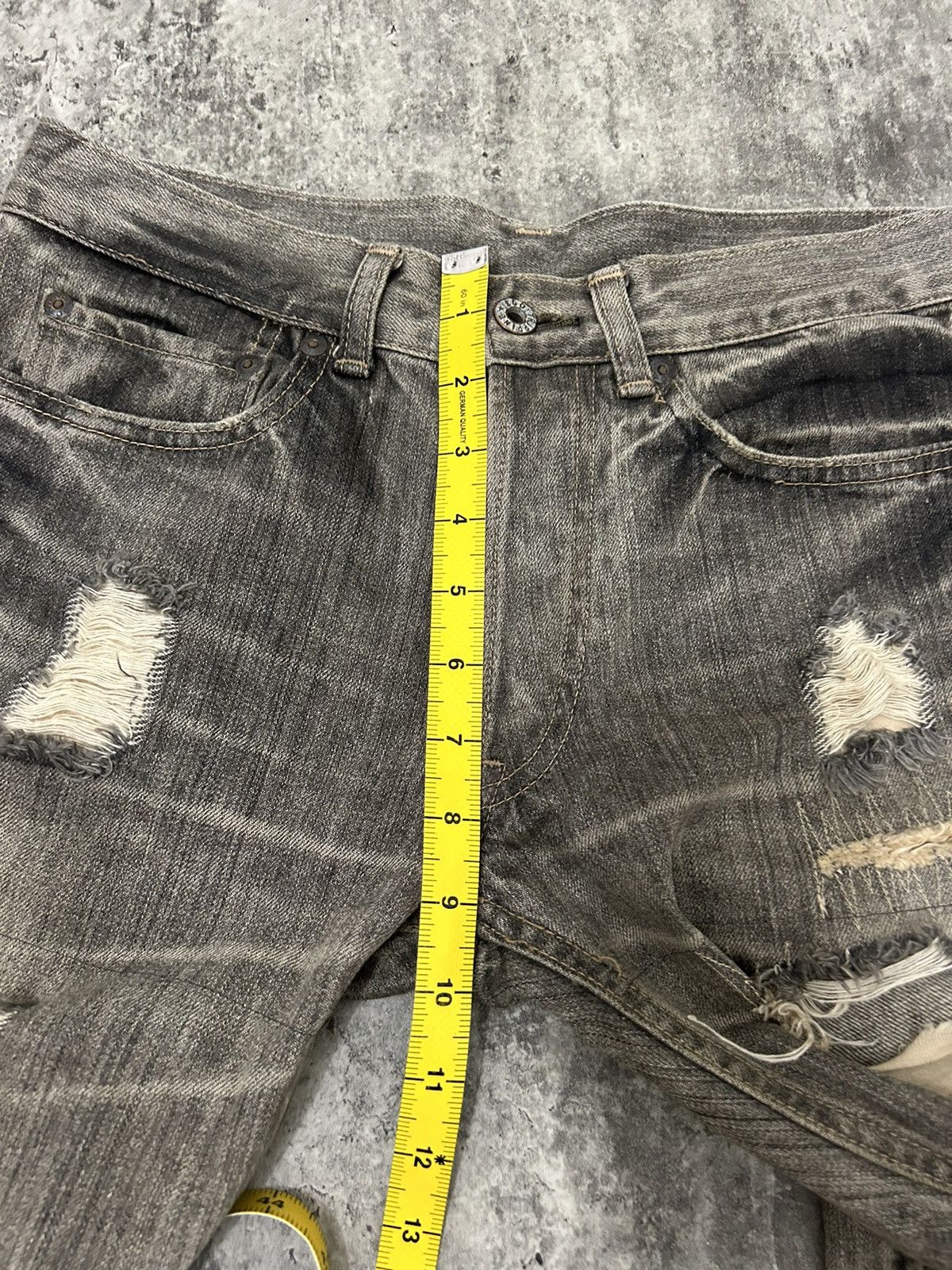 Japanese Brand Ego Tripping Japan Distressed Denim Pants Size US 30 / EU 46 - 19 Thumbnail