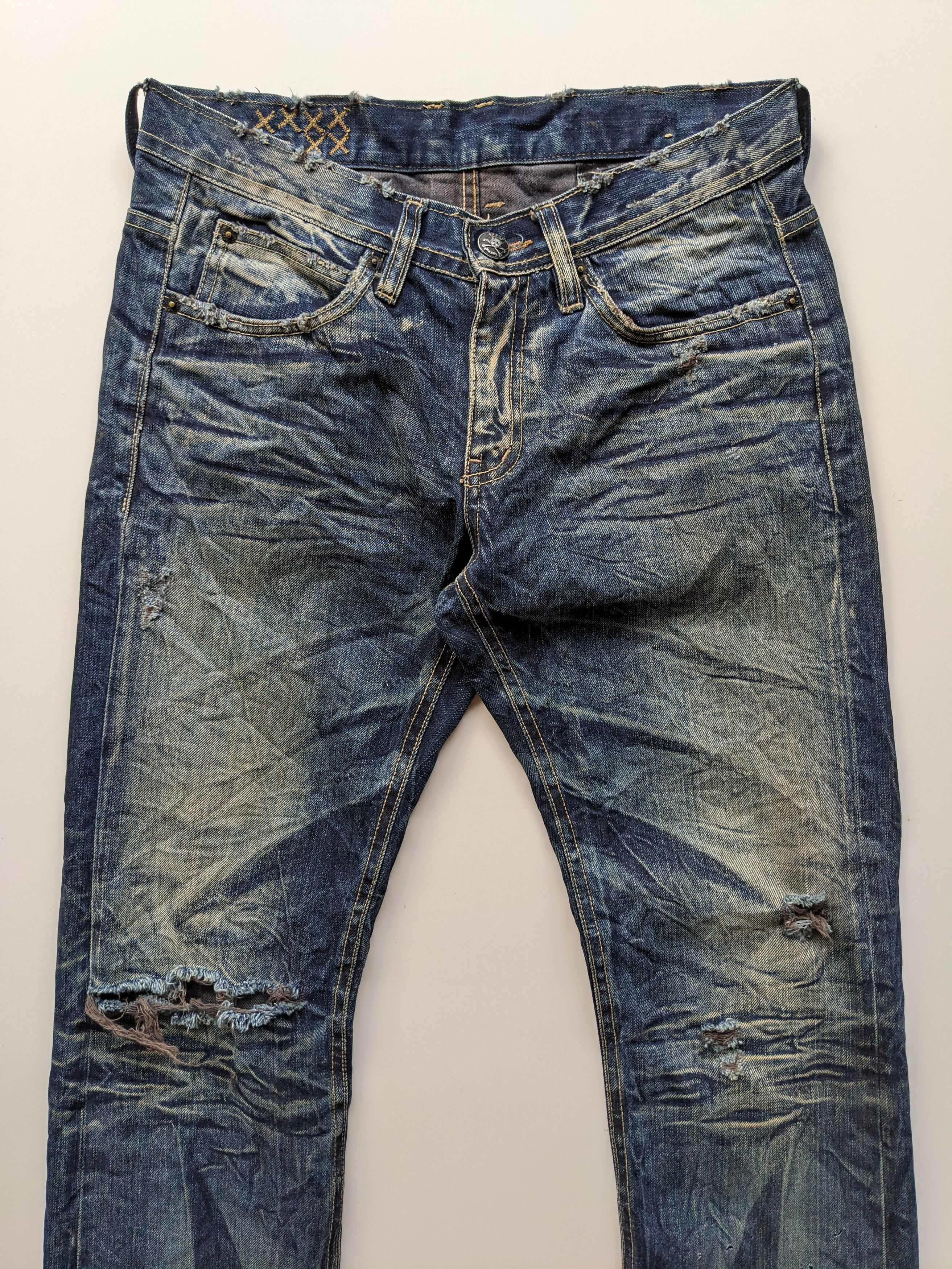 If Six Was Nine × Japanese Brand 2#1 jeans wrinkle faded jeans Size US 32 / EU 48 - 3 Thumbnail
