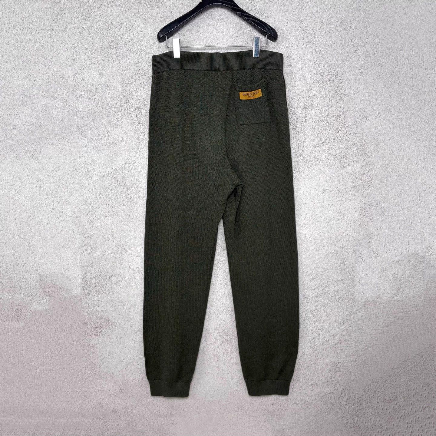 Louis Vuitton LV Deep Green Cashmere DNA Pants L 99 Size 34" / US 12 / IT 48 - 2 Thumbnail