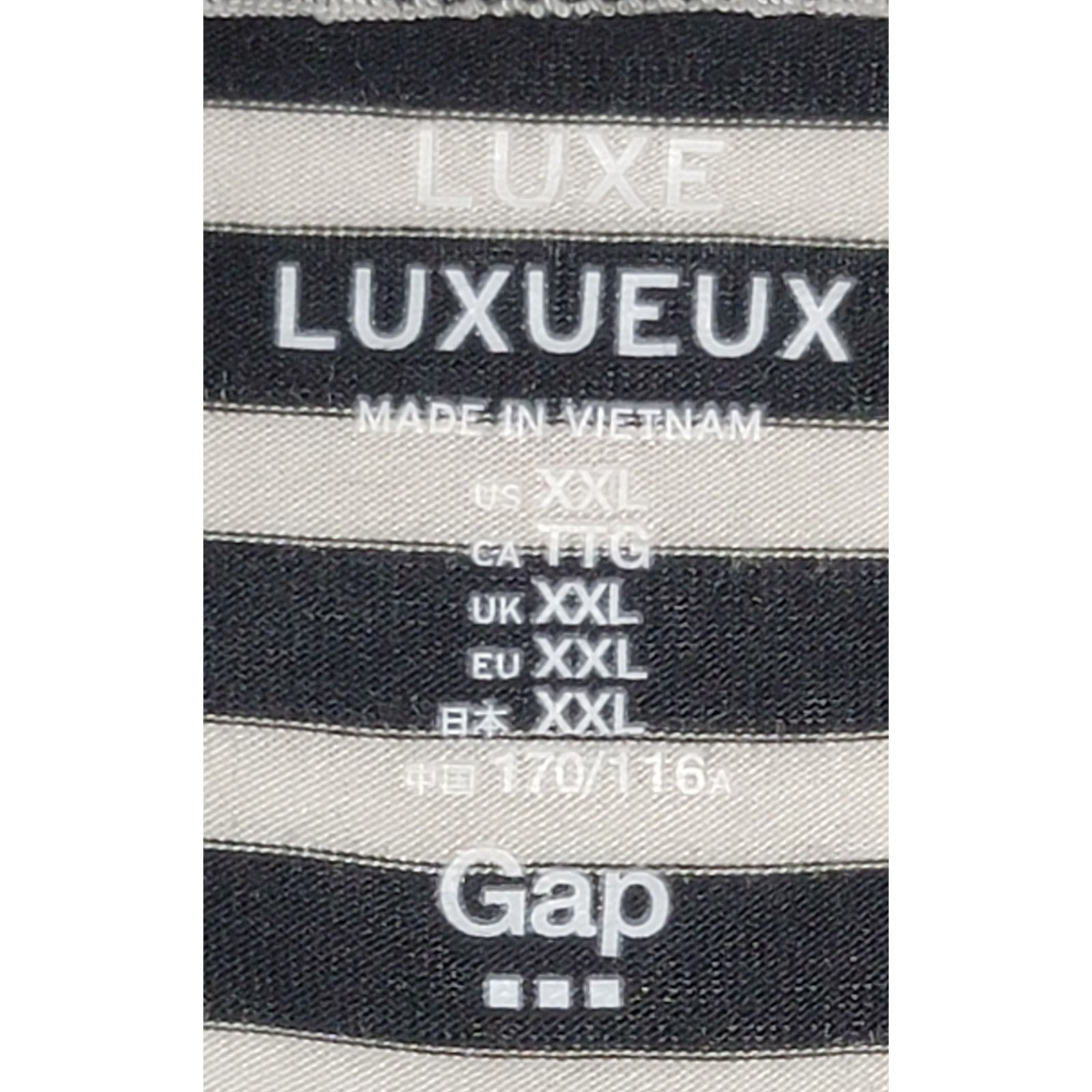 Luxe Luxe Black White Striped Long Sleeve Top XXL Lightweight Size XXL / US 16-18 / IT 52-54 - 3 Thumbnail