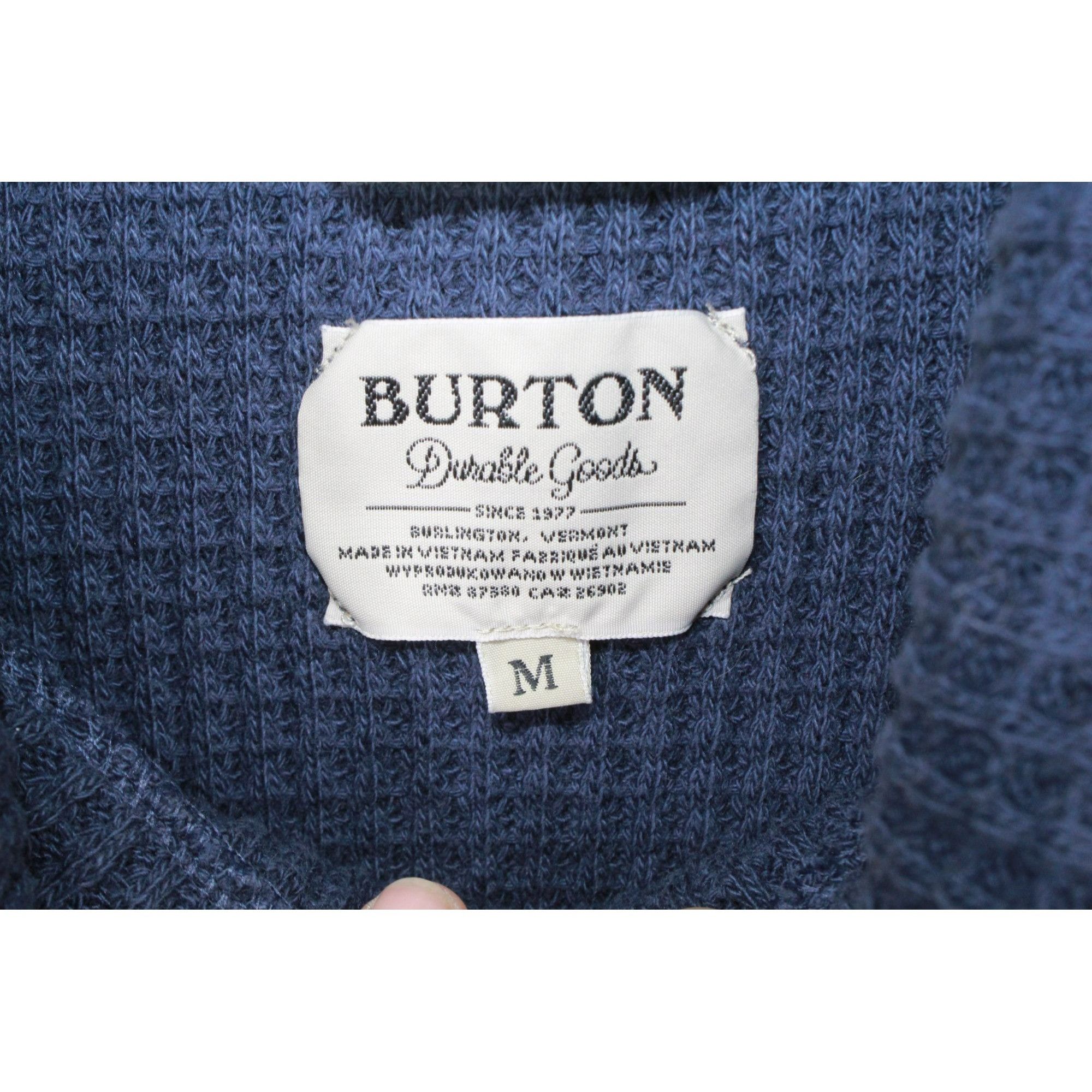Burton Burton Women's Cowl Neck Waffle Top Cotton Size M / US 6-8 / IT 42-44 - 7 Thumbnail