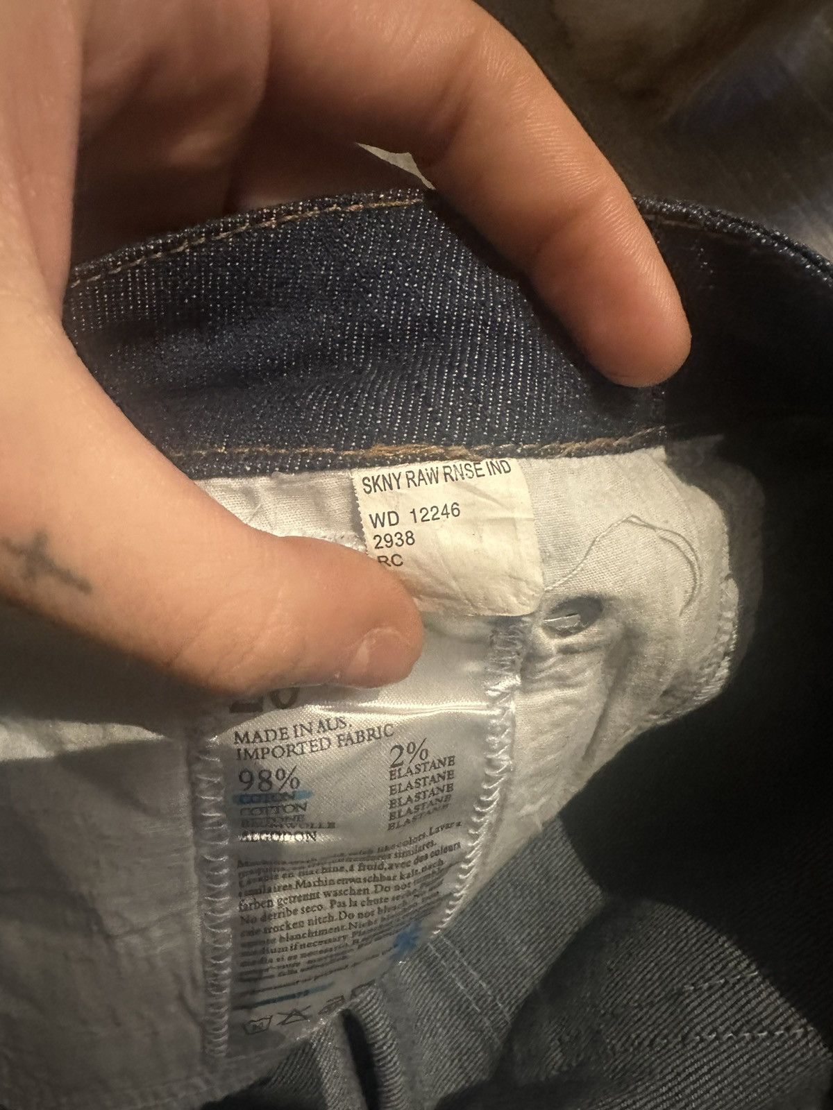 Ksubi Ksubi Raw Denim Skinny Jeans Size 26" / US 2 / IT 38 - 7 Thumbnail