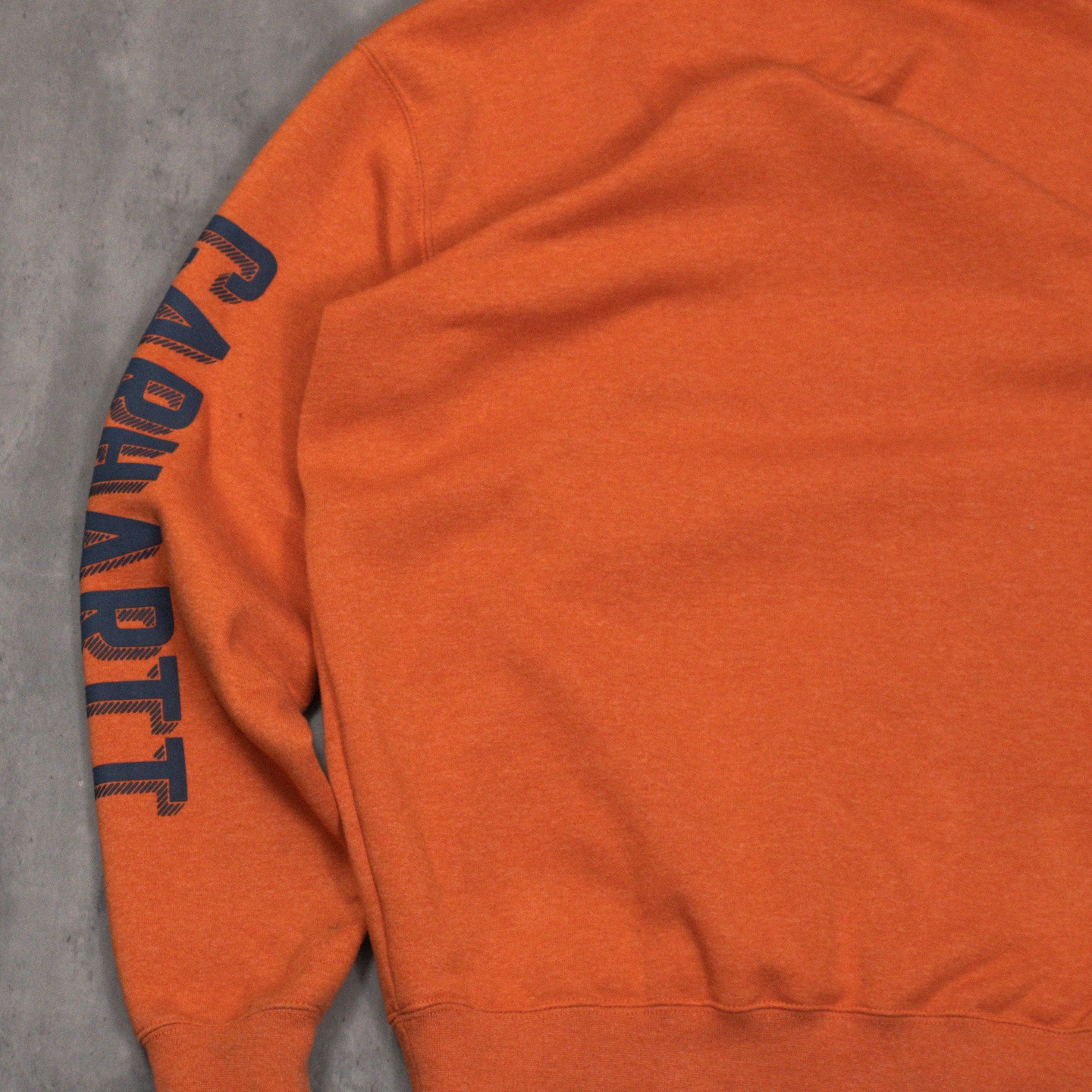 Carhartt Carhartt Loose Fit Bright Orange Loose FIt Crewneck Sweater Size US S / EU 44-46 / 1 - 10 Thumbnail