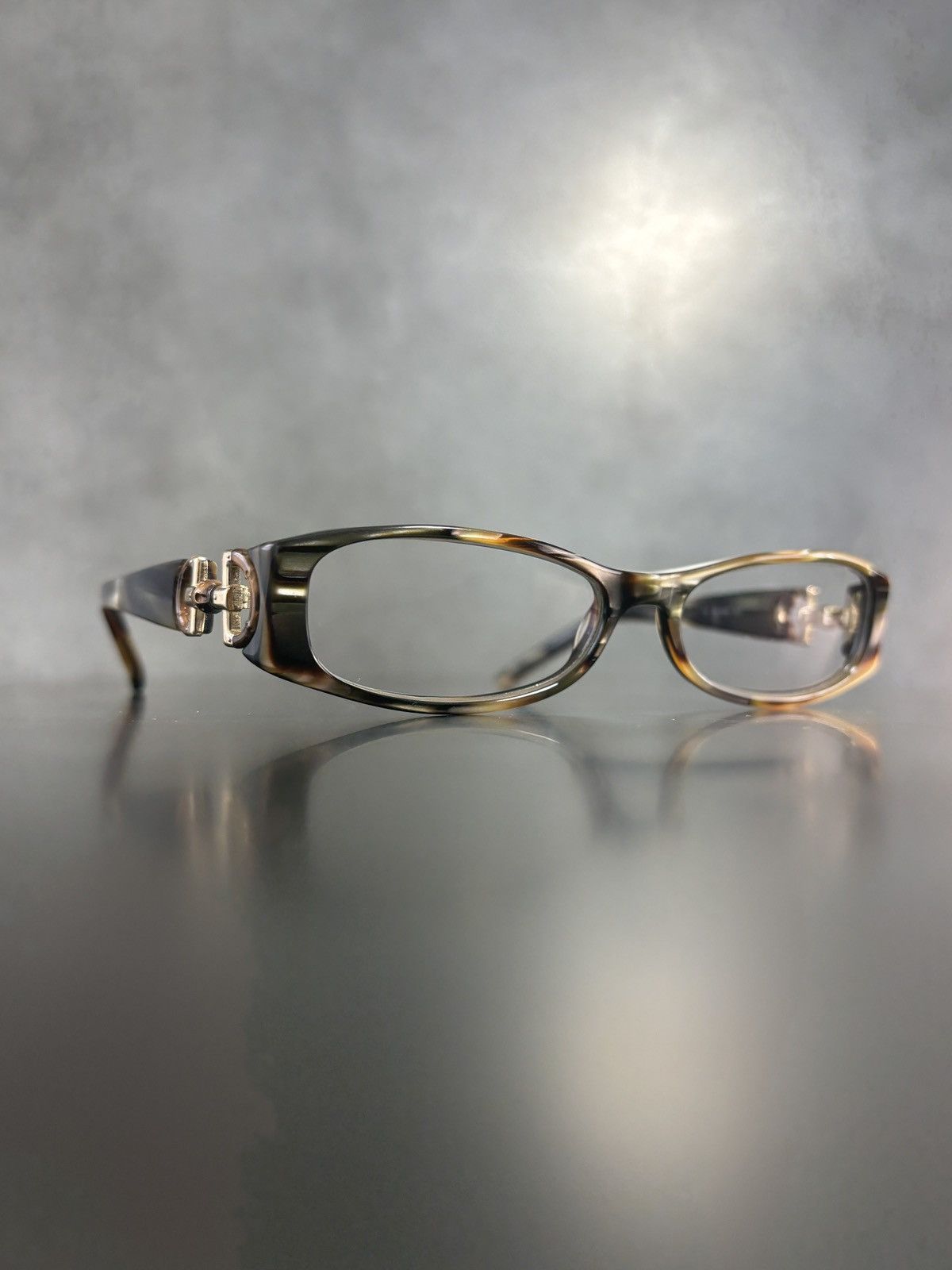 Gucci 2000s Vintage Gucci Frames Horsebit GG3009 Y2K Eyeglasses IT Size ONE SIZE - 20 Thumbnail
