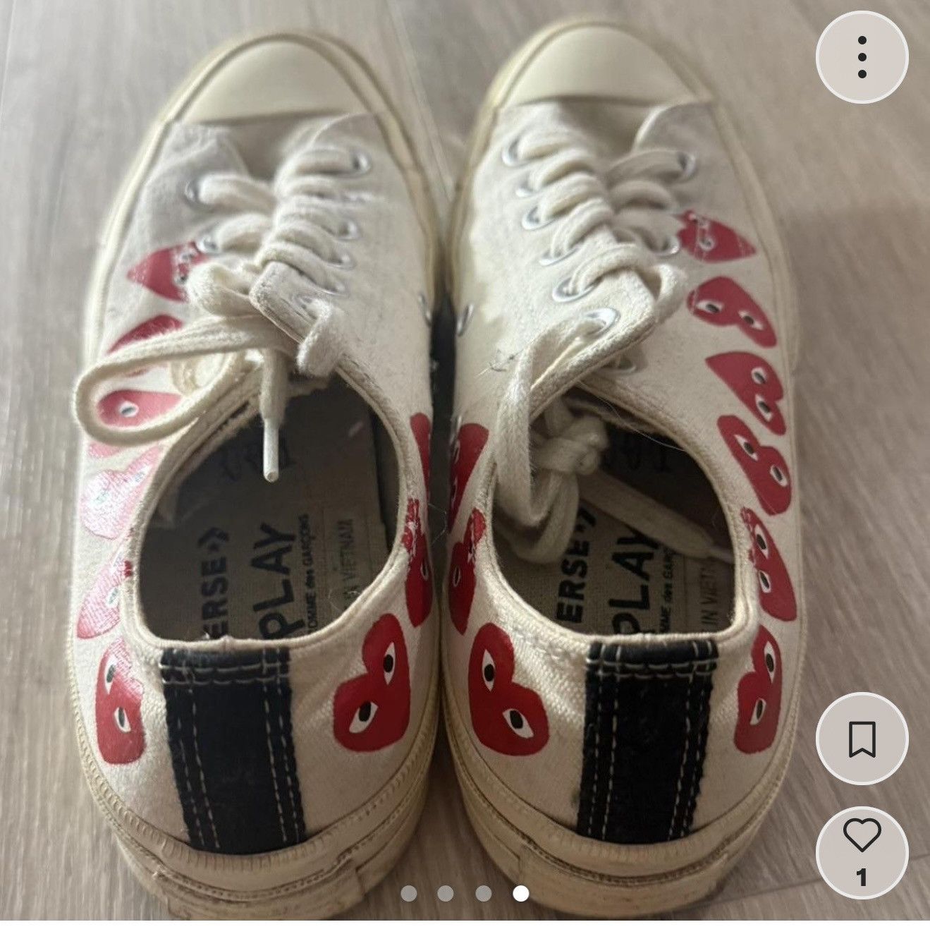 Comme des Garcons Commes des garcon low top converse Size US 8.5 / IT 38.5 - 4 Thumbnail