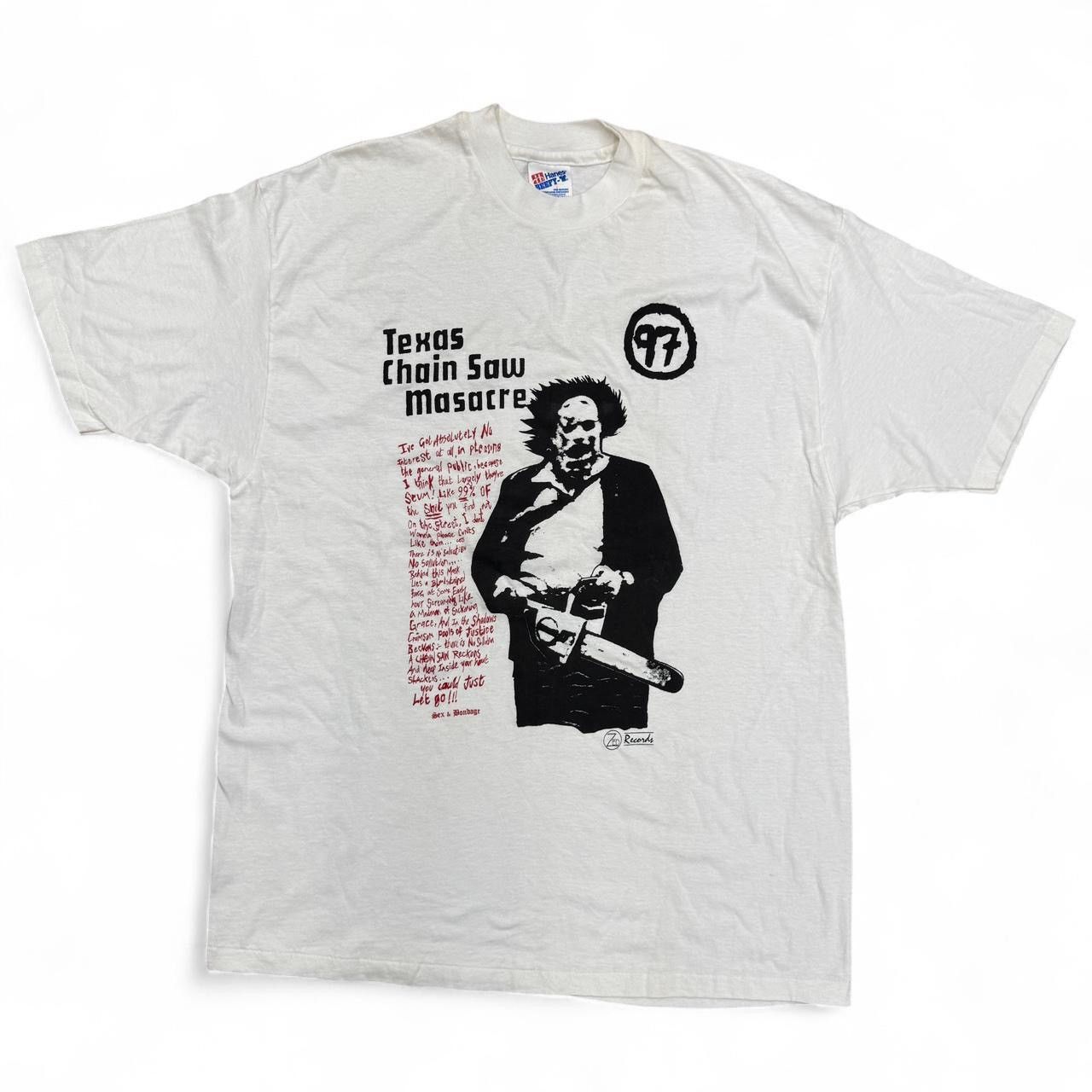 Hanes 1997 Texas Chainsaw Massacre vintage horror movie shirt Size US XL / EU 56 / 4 - 1 Thumbnail