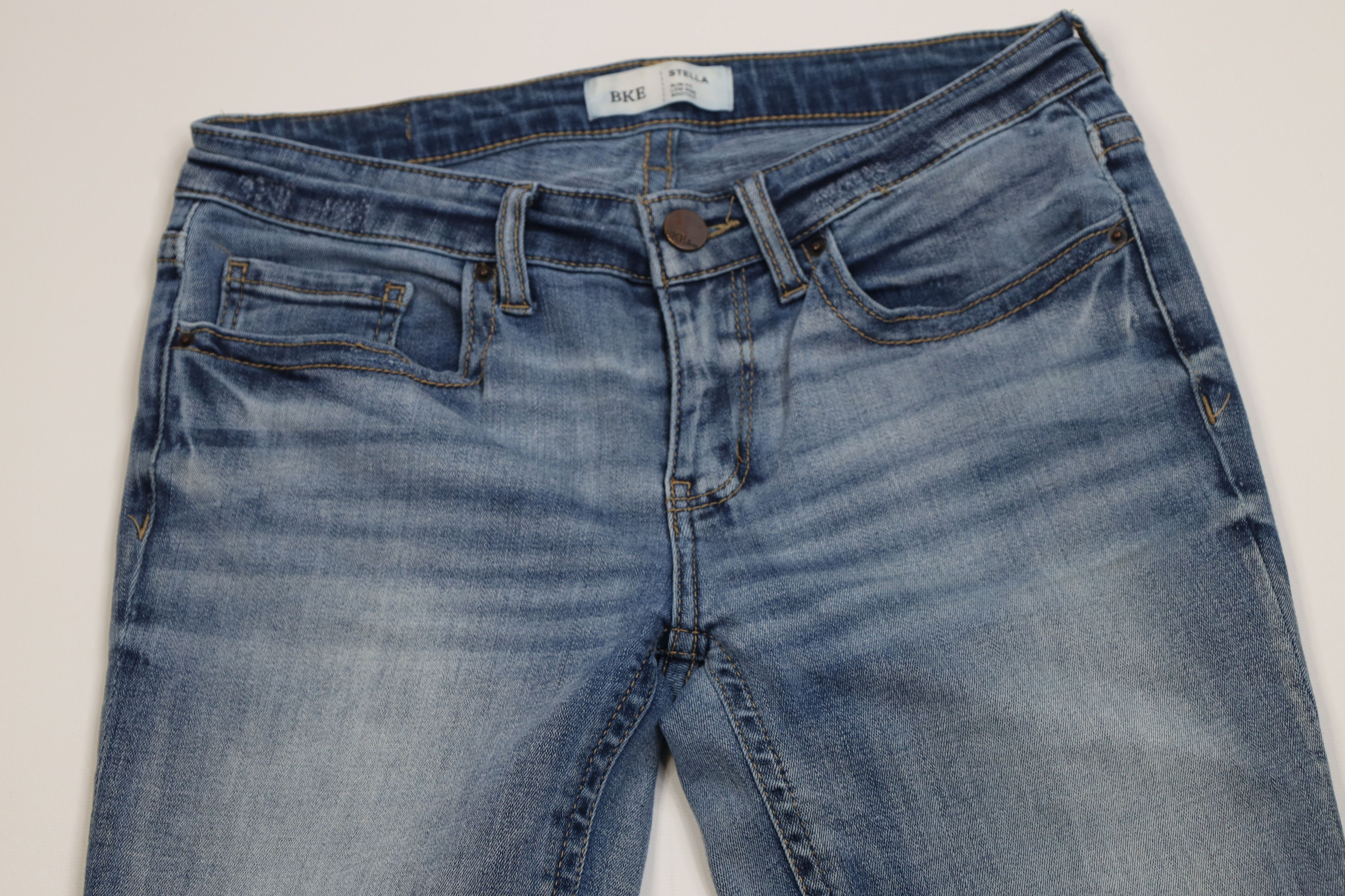 Vintage Buckle BKE Stella Slim Fit Low Rise Bootcut Stretch Jeans Size 28" / US 6 / IT 42 - 2 Thumbnail