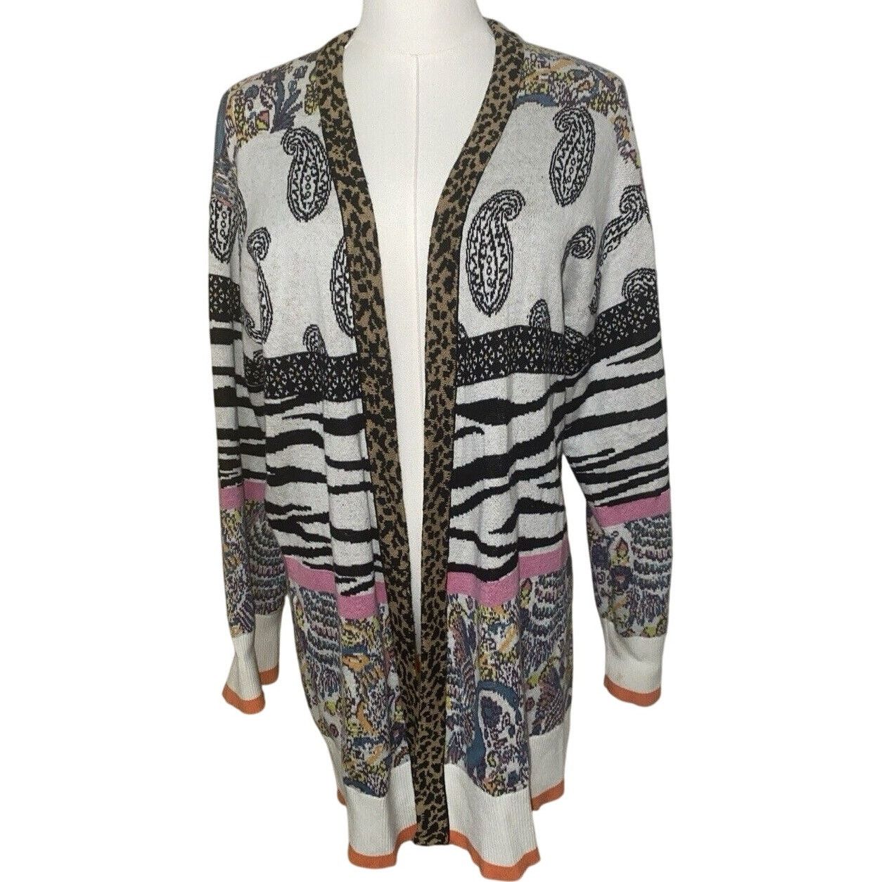 Anthropologie ANTHROPOLOGIE Open Cardigan Sweater. Women XS Runs Big Boho Size XS / US 0-2 / IT 36-38 - 1 Thumbnail